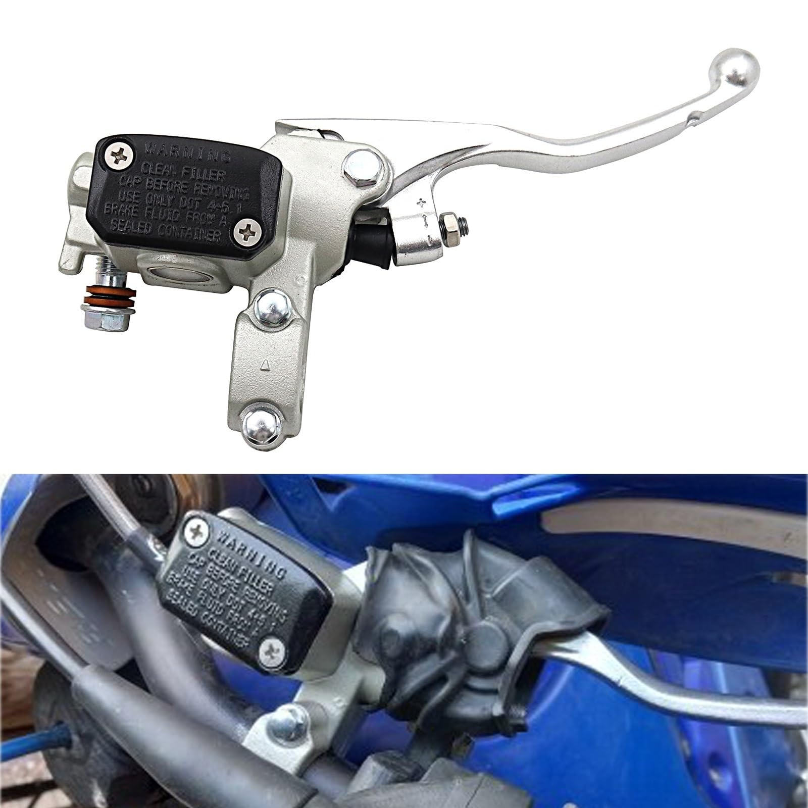 lewa pompa hamulcowa Pompa hamulcowa Przednia dźwignia hamulca hydraulicznego motocykla pasuje do K&TM SX SX-F XC XC-W XCF-W XC-F EXC EXC-F(Upper pump)