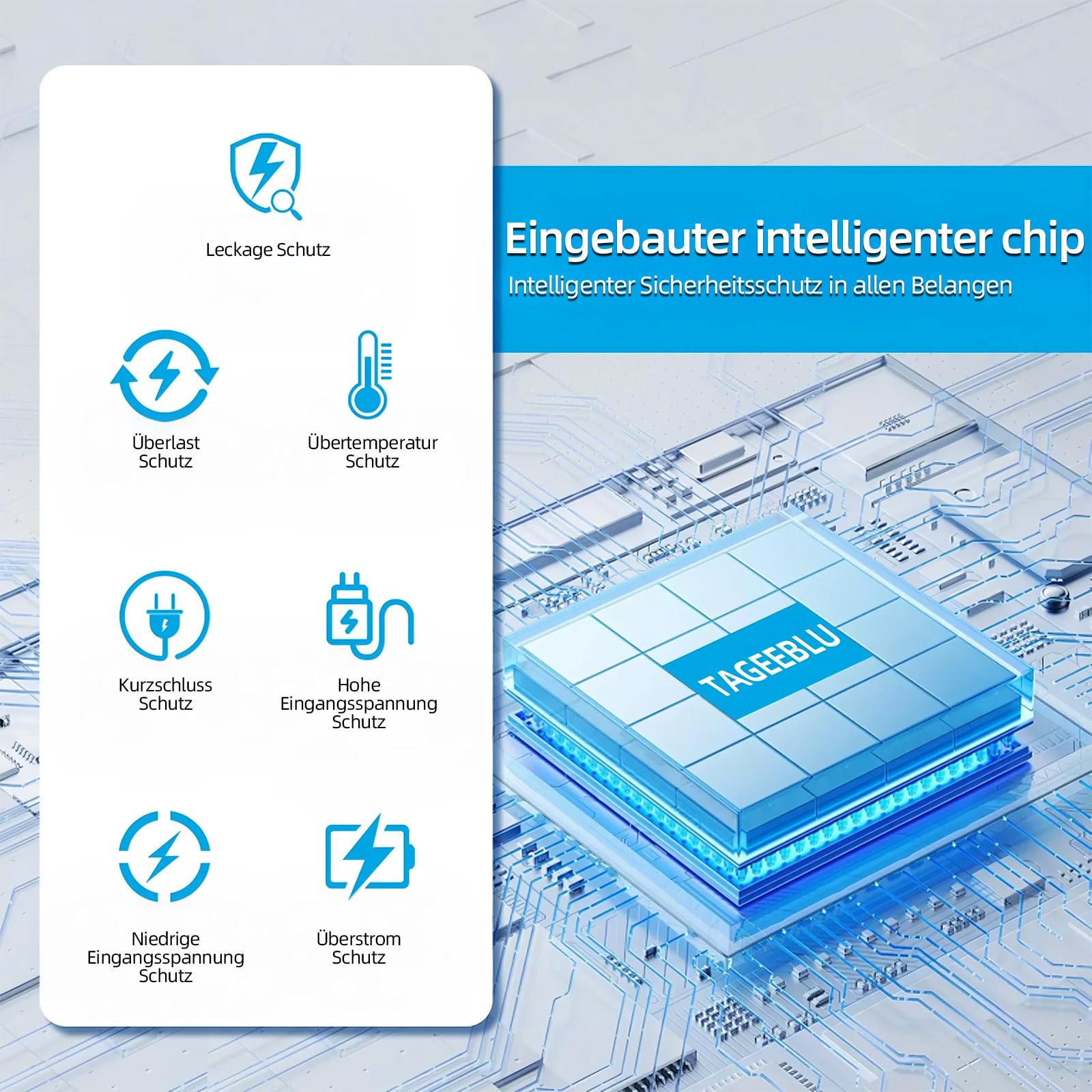 4000W 24V wechselrichter 24V auf 230V Reiner Sinus, spannungswandler 24v 230v, Wechselrichter für Fahrzeuge mit Alligatorclip, 2 EU Steckdose und LCD Bildschirm