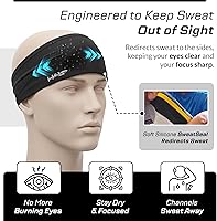 Vista 3 de Halo Headband Bandit - 4" Wide Pullover Sweatband for Both Women and Men