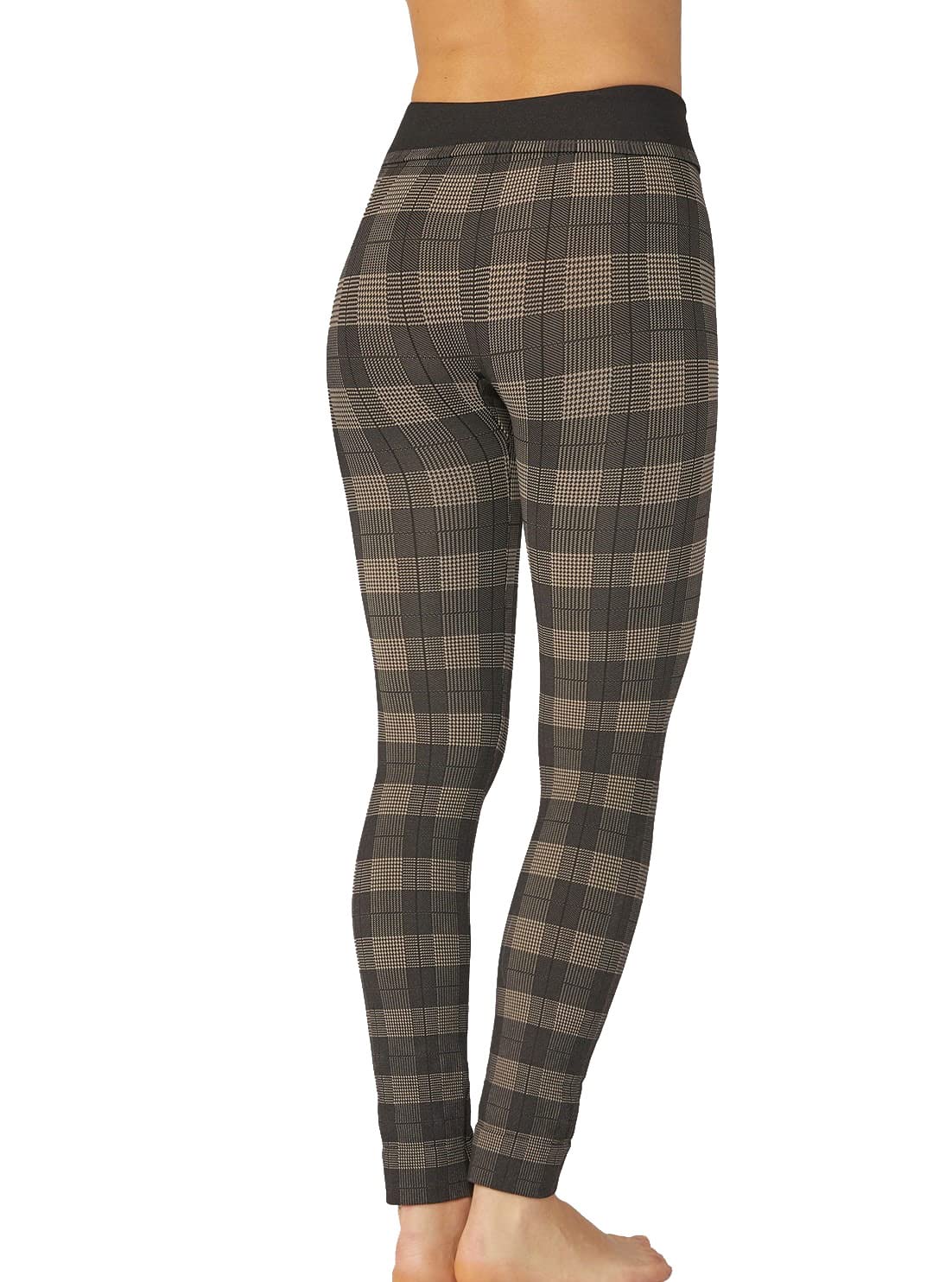 BeGood - Legging Donna Superslim Principe di Galles. Elegante e Attivo: Tonifica, Drena, Idrata. Anticellulite in Tessuto Tecnico Brevettato e Clinicamente Testato