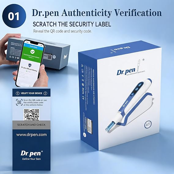 Dr.Pen A11 Microneedling Pen Dr pen microneedling Pen A11 for Home Use Women and Men Derma Roller Pen 0.25MM Micro needling Pen for at Home Skin Tool
