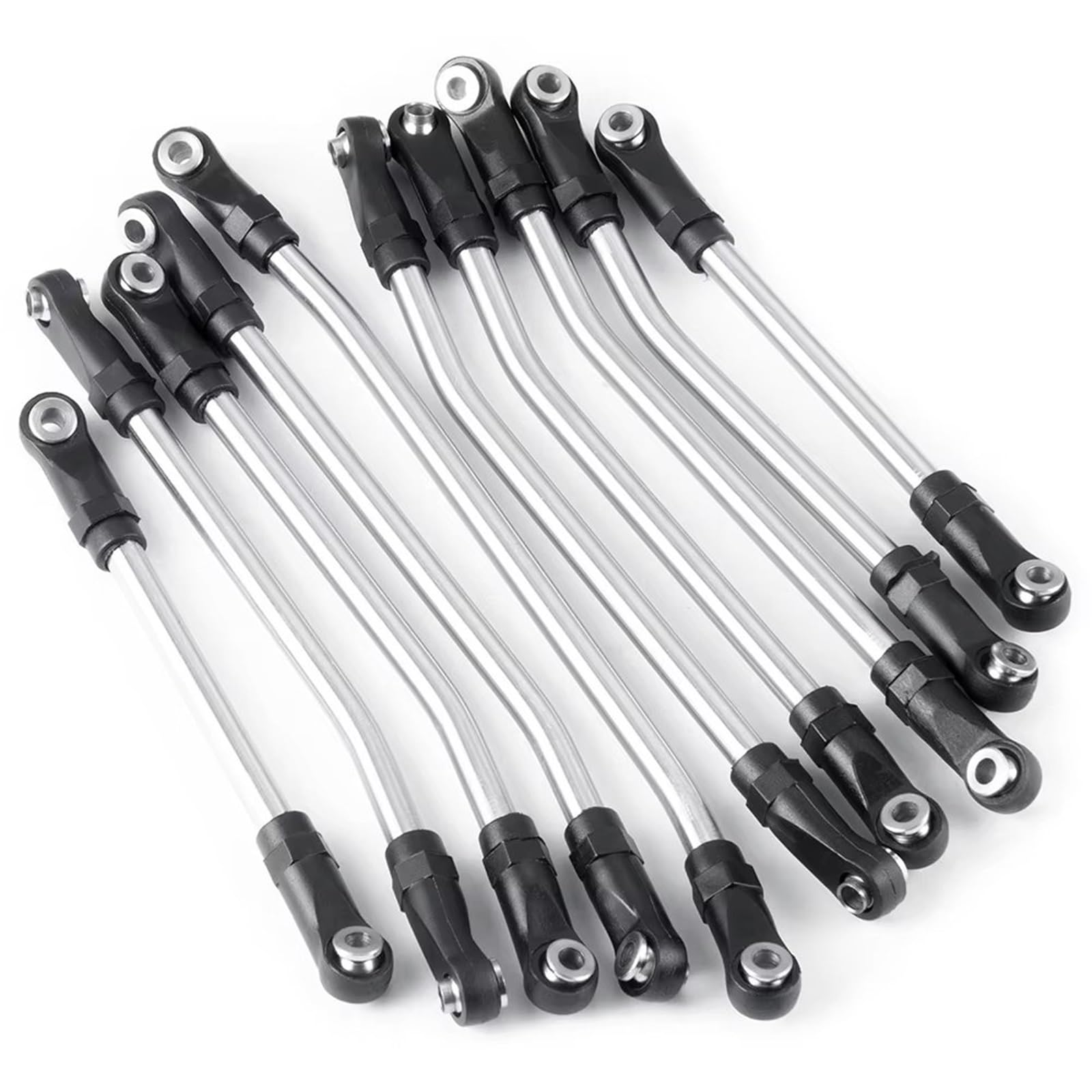Pièces de voiture RC Pour Element Pour Enduro 1/10 Pièces Voiture RC 10 Pièces Ensemble Liaison Biellette Suspension Inférieure Supérieure Avec Accessoires Voiture Remplacement D'extrémité Boule