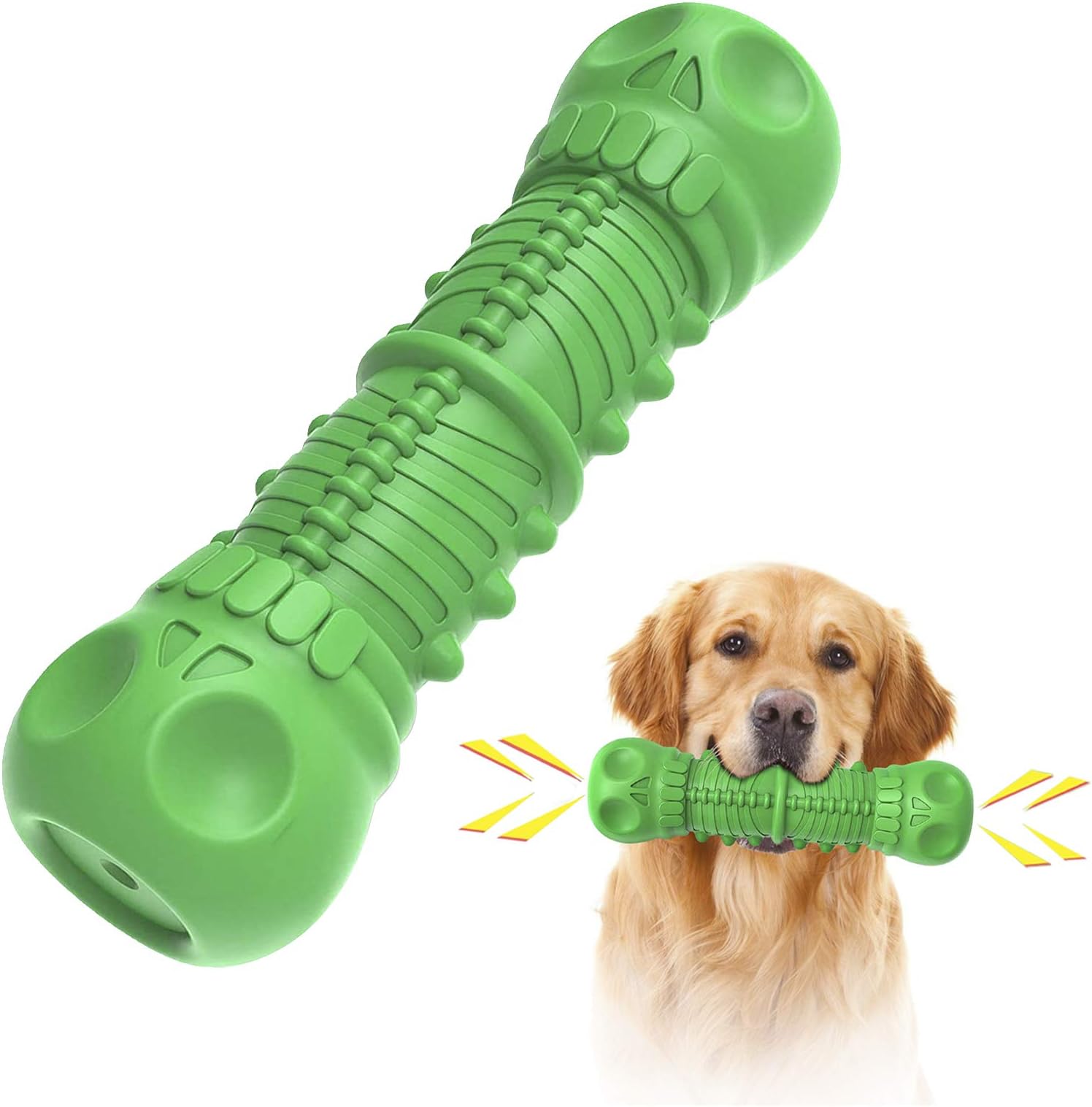 ZIKATON Dog Squeaky Toys for Aggressive Chewers, Durable