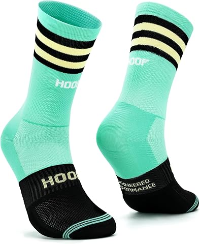 HOOF - Calcetines Running Antiampollas - Calcetines de Deporte Ultraligeros y Transpirables - Diseño Acolchado en Metatarso - Material Técnico Vaporfeel - Unisex