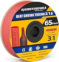 Vista 30 de haisstronica Tubo termorretráctil 3:1, relación de encogimiento, tubo termorretráctil de grado marino forrado con adhesivo para el hogar, automoción