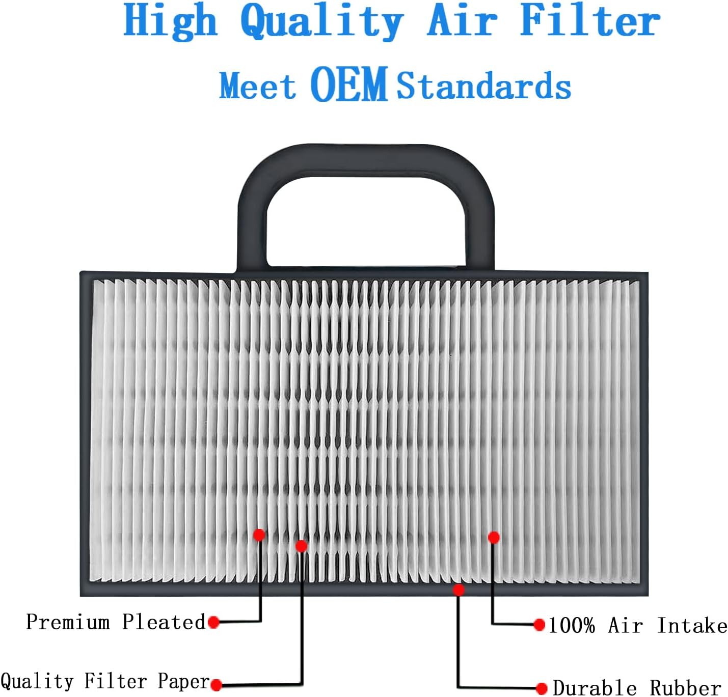 499486S 698754 Air Filter,Compatible with 499486 Lawn Mower Air Filter Cartridge, Fit BS 18-26 HP Intek V-Twins Engine Air cleaner image 2 of 6 B0BBMQVV5Y