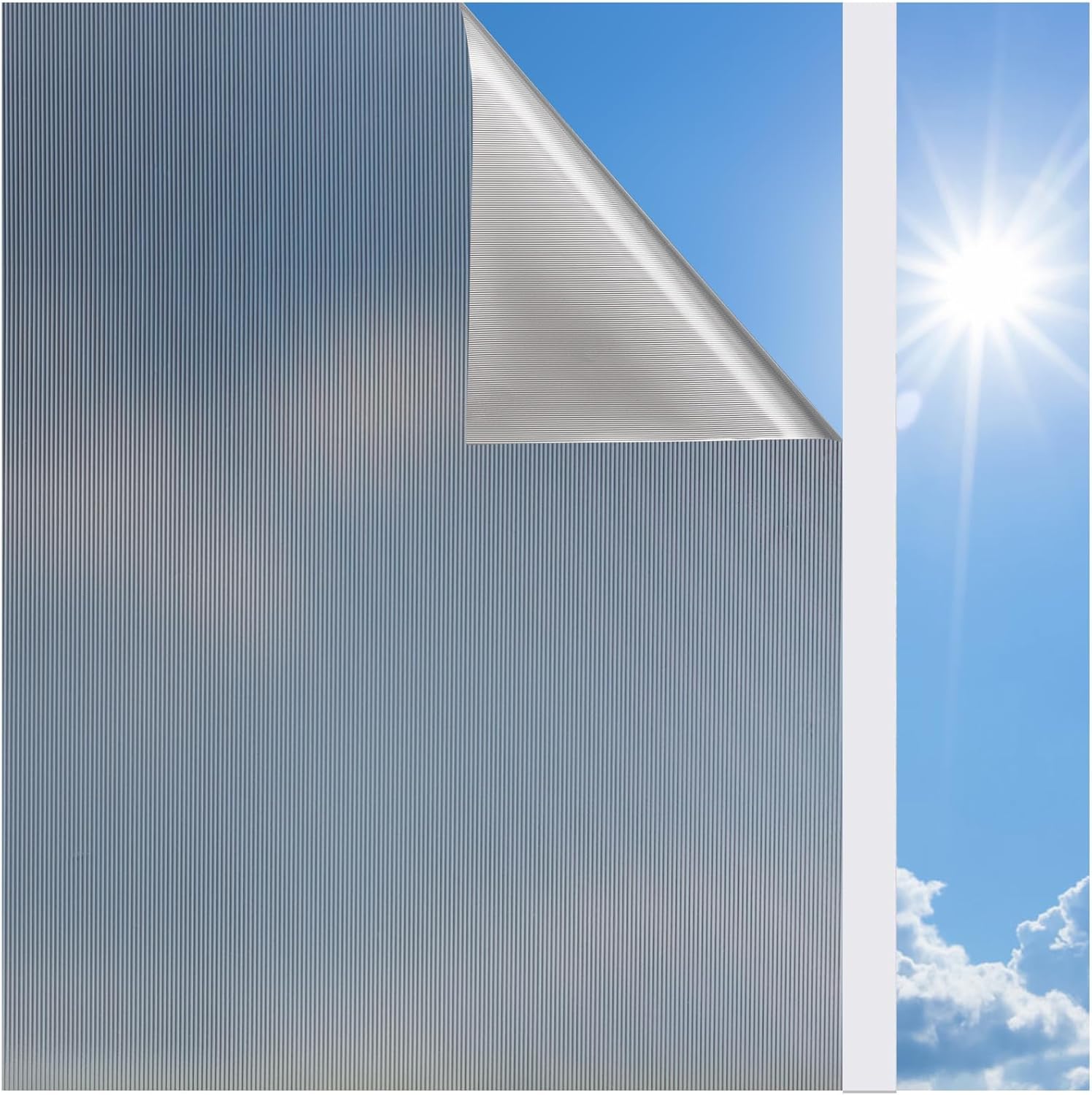 ALIUNI Window Privacy Film Heat Blocking Window Tinting