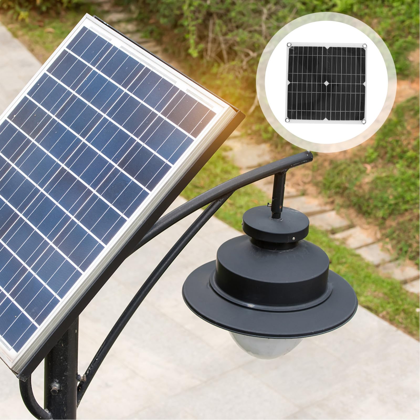 Kit Pannello Solare 200w per Ricarica Batterie 12v Monocristrallino | Portatile e Facile da Trasportare, Alta Resistenza, Doppia Uscita USB Dc per Campeggio e Attività Outdoor