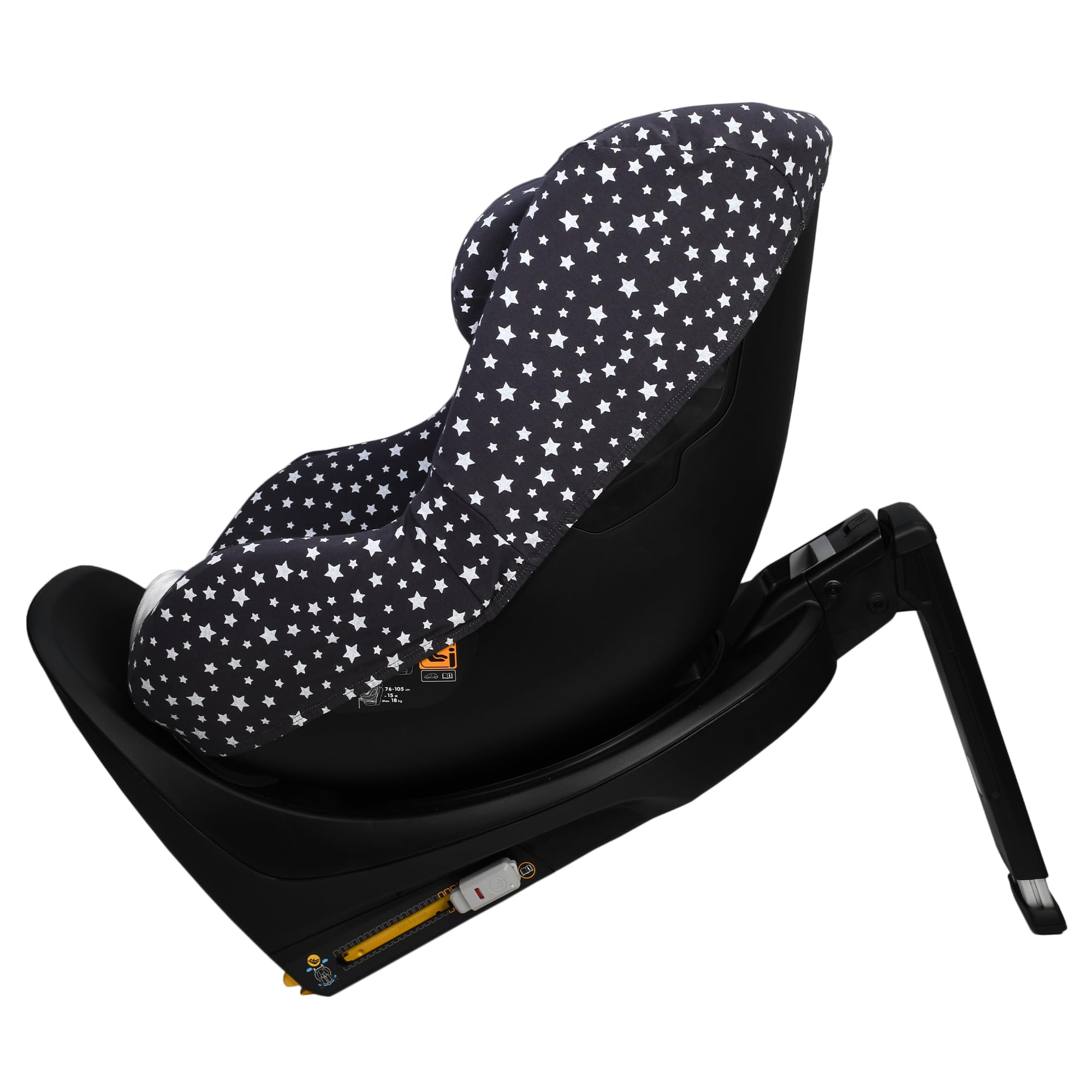 JYOKO KIDS Rivestimento per seggiolino auto in cotone compatibile con Maxi Cosi (Maxi Cosi Mica Eco I-Size, Winter Sky)