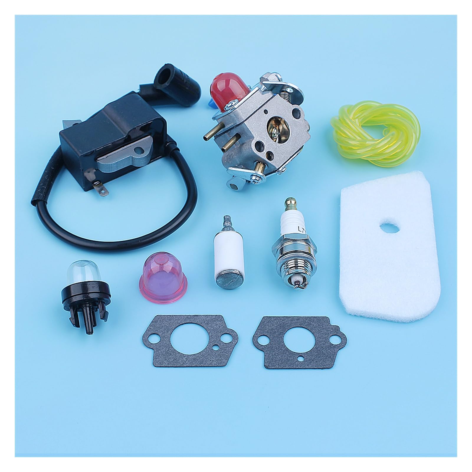 Kit de bobina de encendido de carburador for Husqvarna 125C 125E 125L 128C 128LD 128R for repuesto de motosierra Zama Motoserra