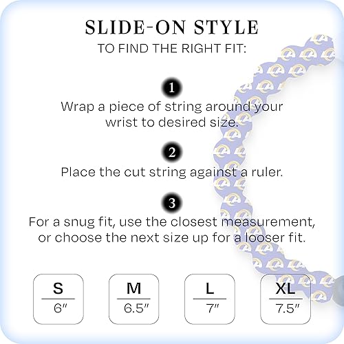 Miniatura 112 de Lokai NFL Football Collection - Pulseras de cuentas para hombres y mujeres, joyería de silicona, pulsera de moda para un ajuste cómodo