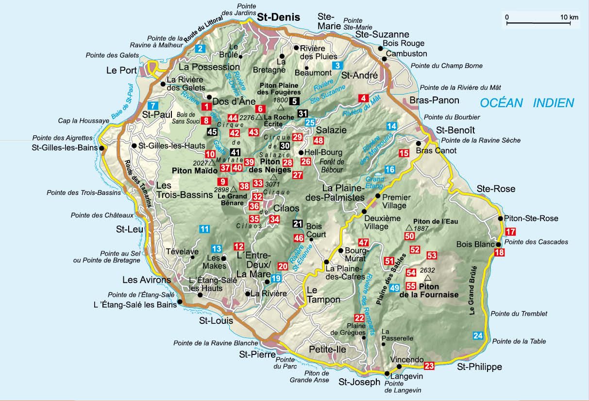 ROTHER Wanderführer La Réunion: 55 Touren in Frankreichs Wanderparadies im Indischen Ozean. Mit GPS-Tracks