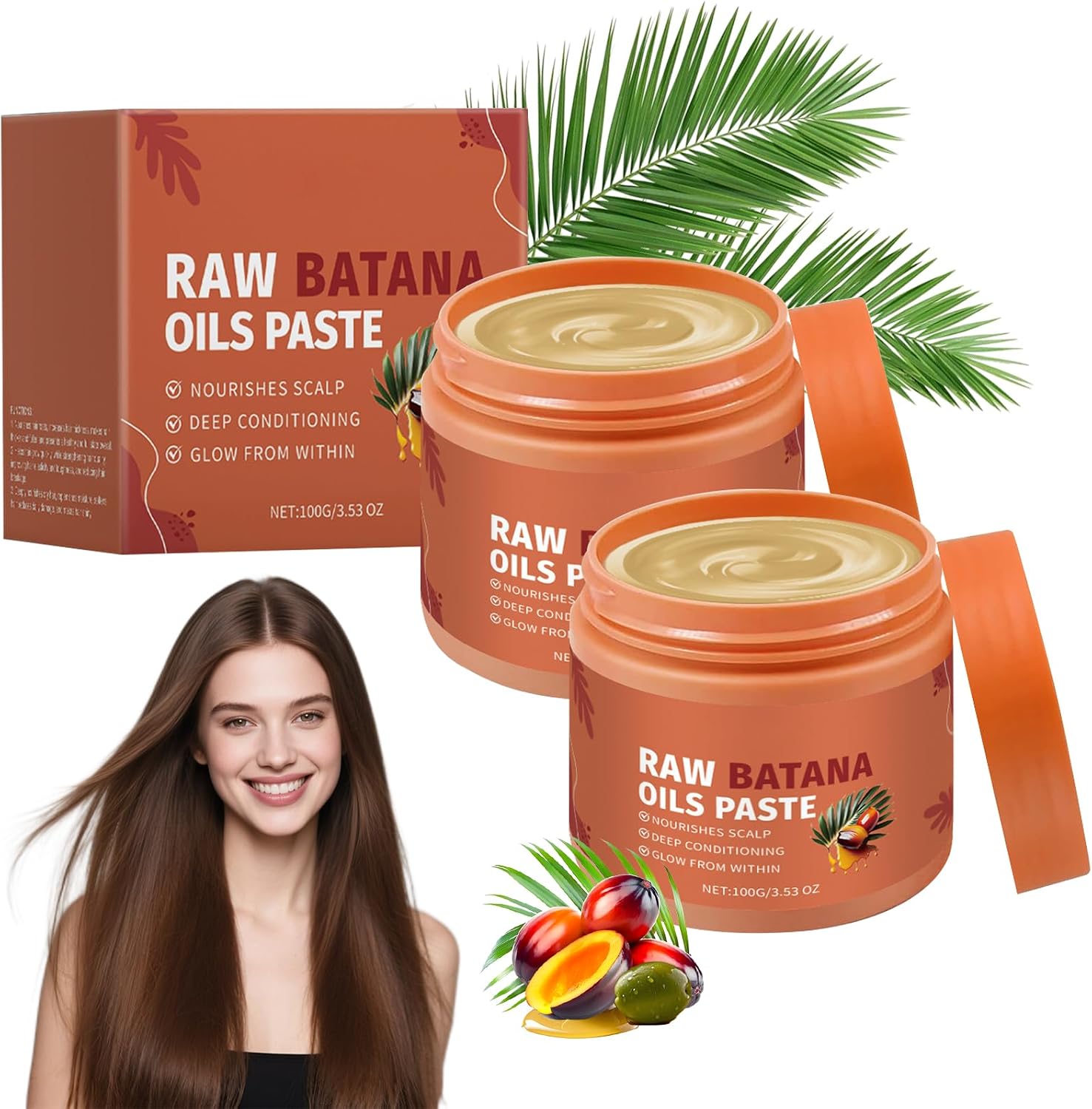 Raw Batana Oil Pasta do włosów
