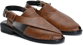 STEPHORN Men's Peshawari Ethnic Footwear Fancy Sandals for Man Day Long Comfort|Outfit|Evening|Outdoor|Casual|Fashion|Trending|Lightweight