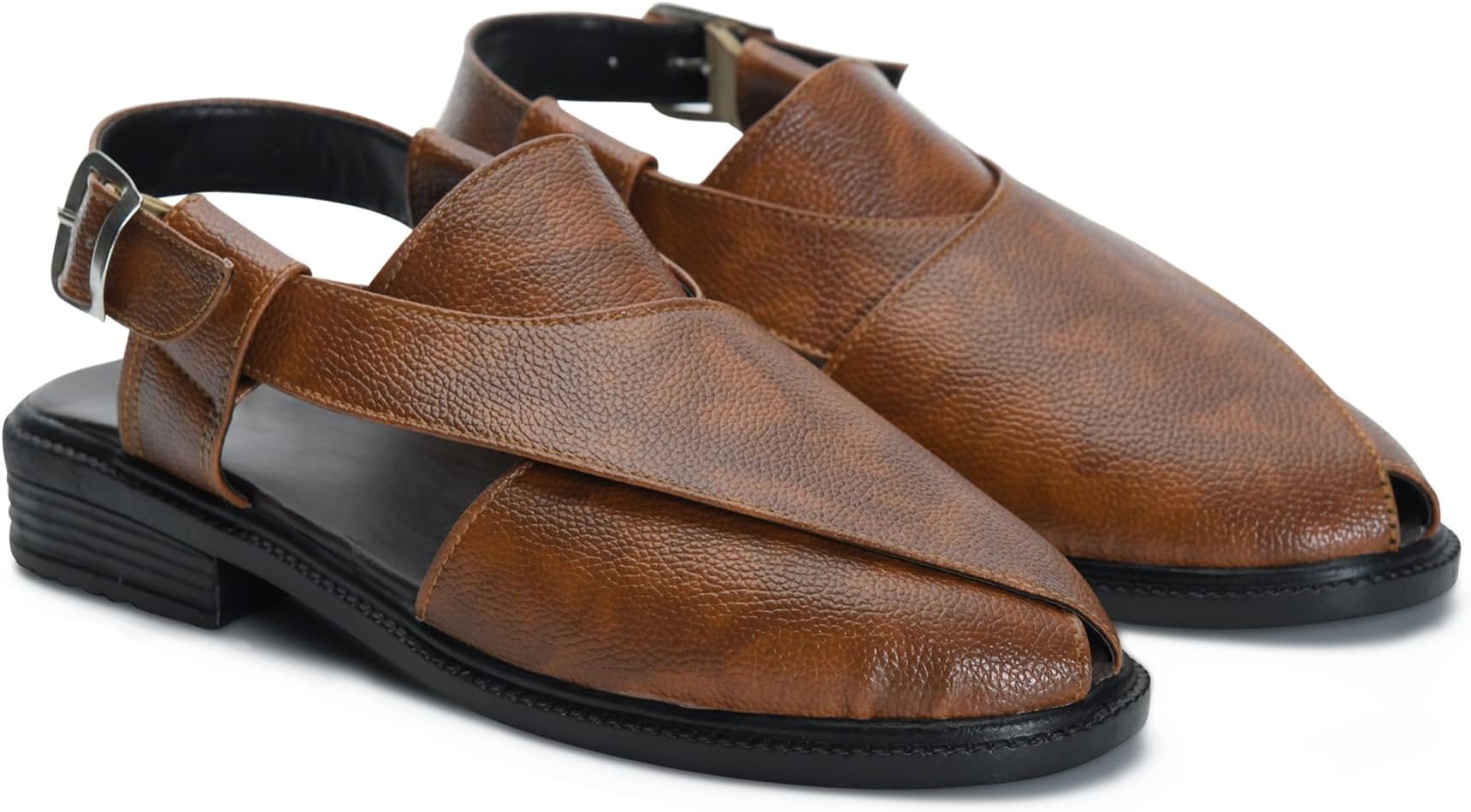 STEPHORN Men's Peshawari Ethnic Footwear Fancy Sandals for Man Day Long Comfort|Outfit|Evening|Outdoor|Casual|Fashion|Trending|Lightweight
