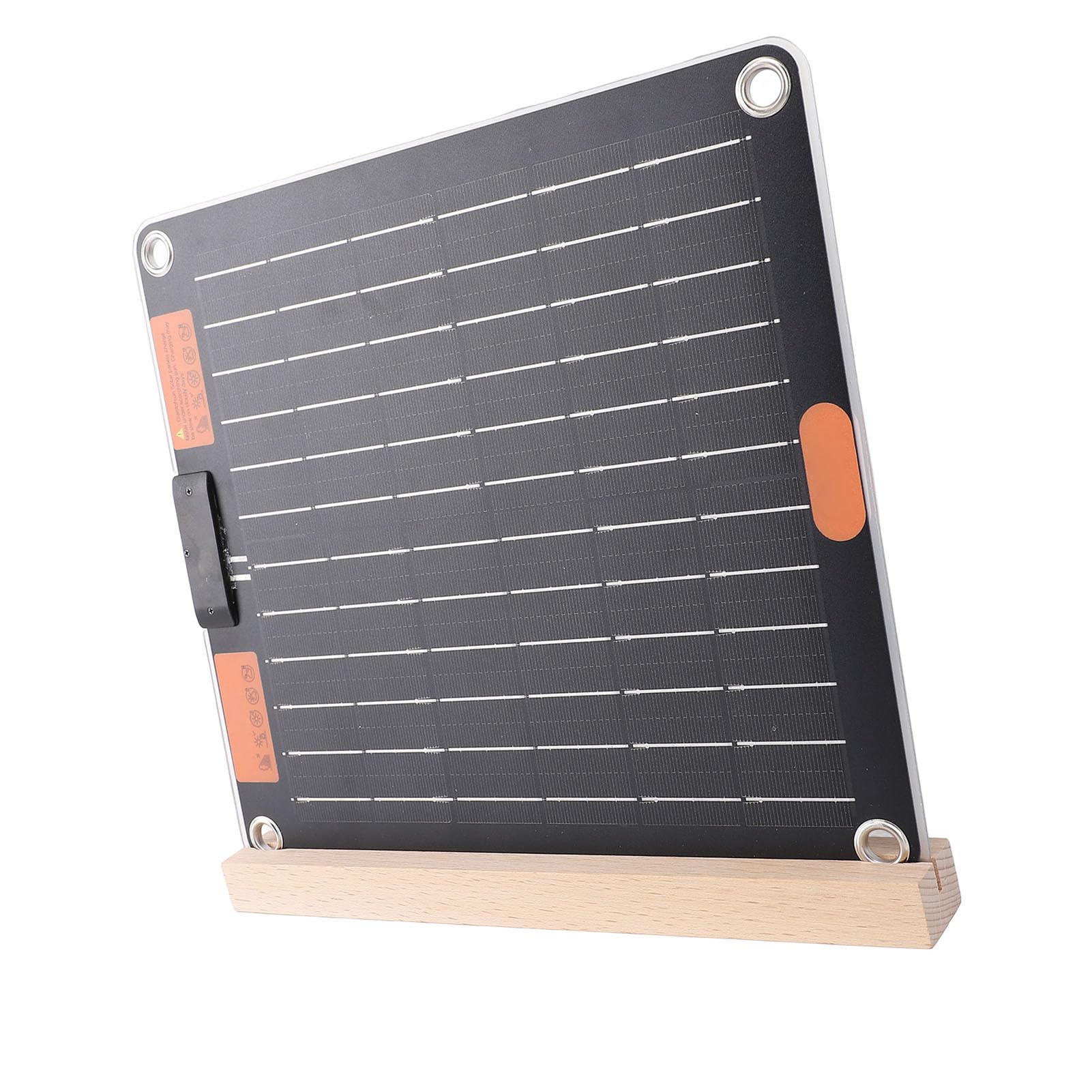 Fdit Panel Solar 20W, Cargador Solar Portátil con Doble Tipo C para
