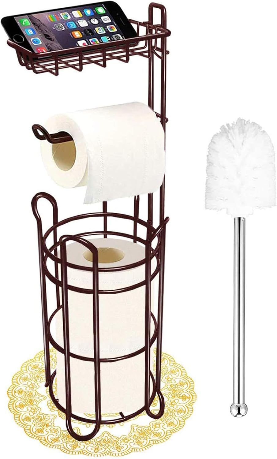 Amazon.co.jp トイレットペーパーホルダー トイレットペーパースタンド ティッシュペーパーディスペンサー リザーブ