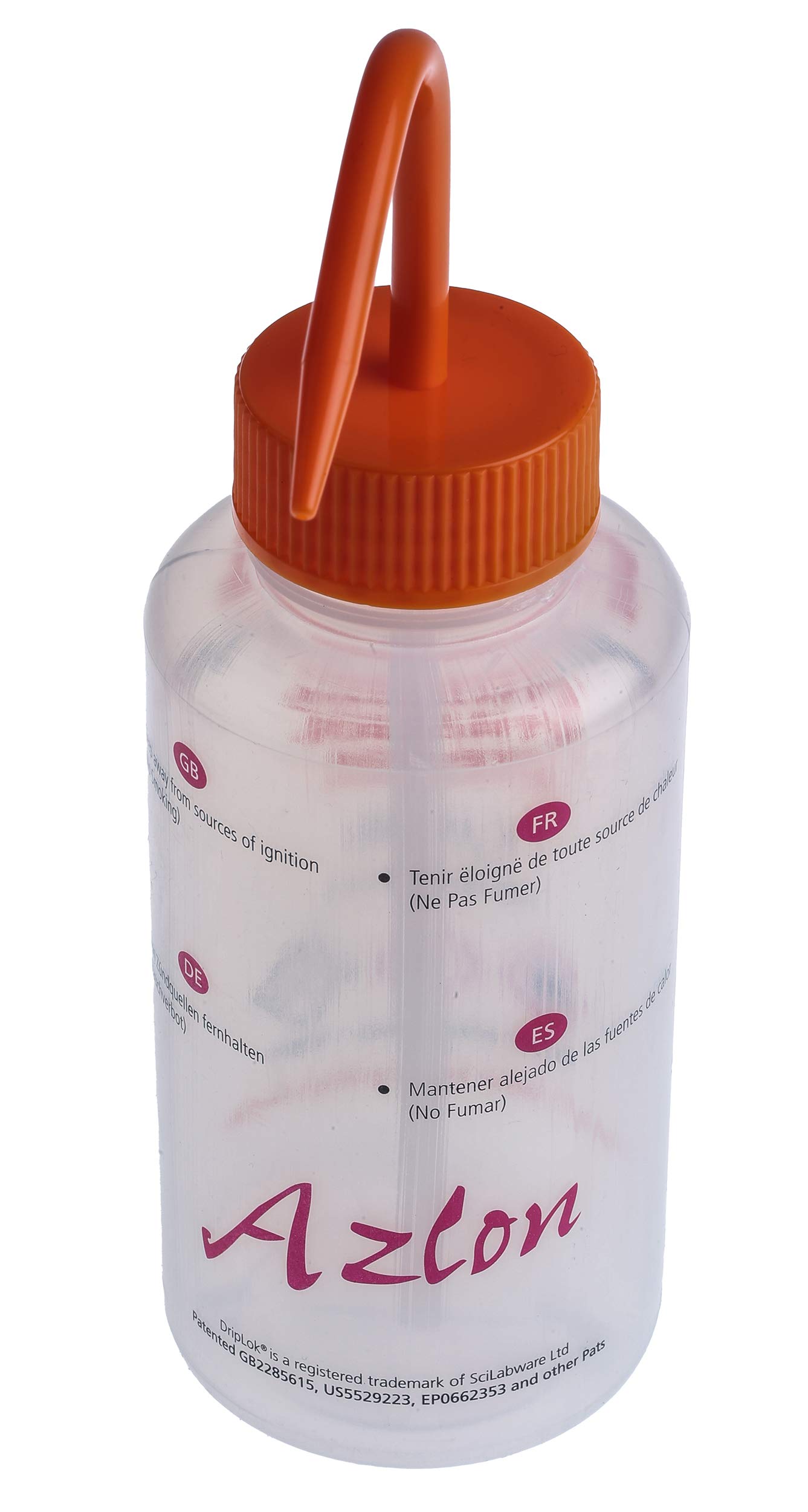 RS PRO LDPE Laborflasche 500ml Spritzflasche Weithalsig, Packung a 5 Stück