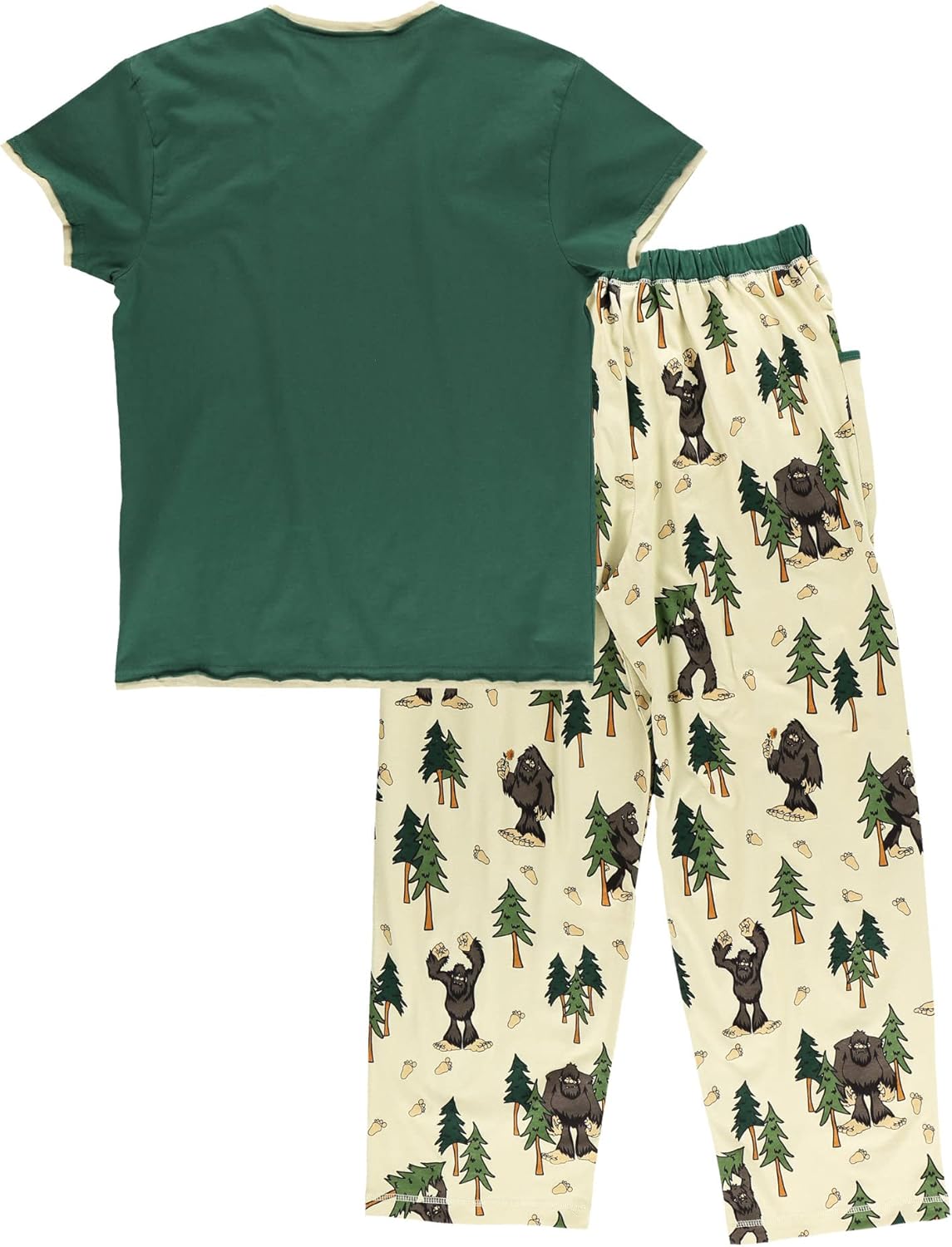 Lazy One Women's Pajama Set, Short Sleeves with Cute Prints, Relaxed Fit, Bear and Moose Prints - Image 5