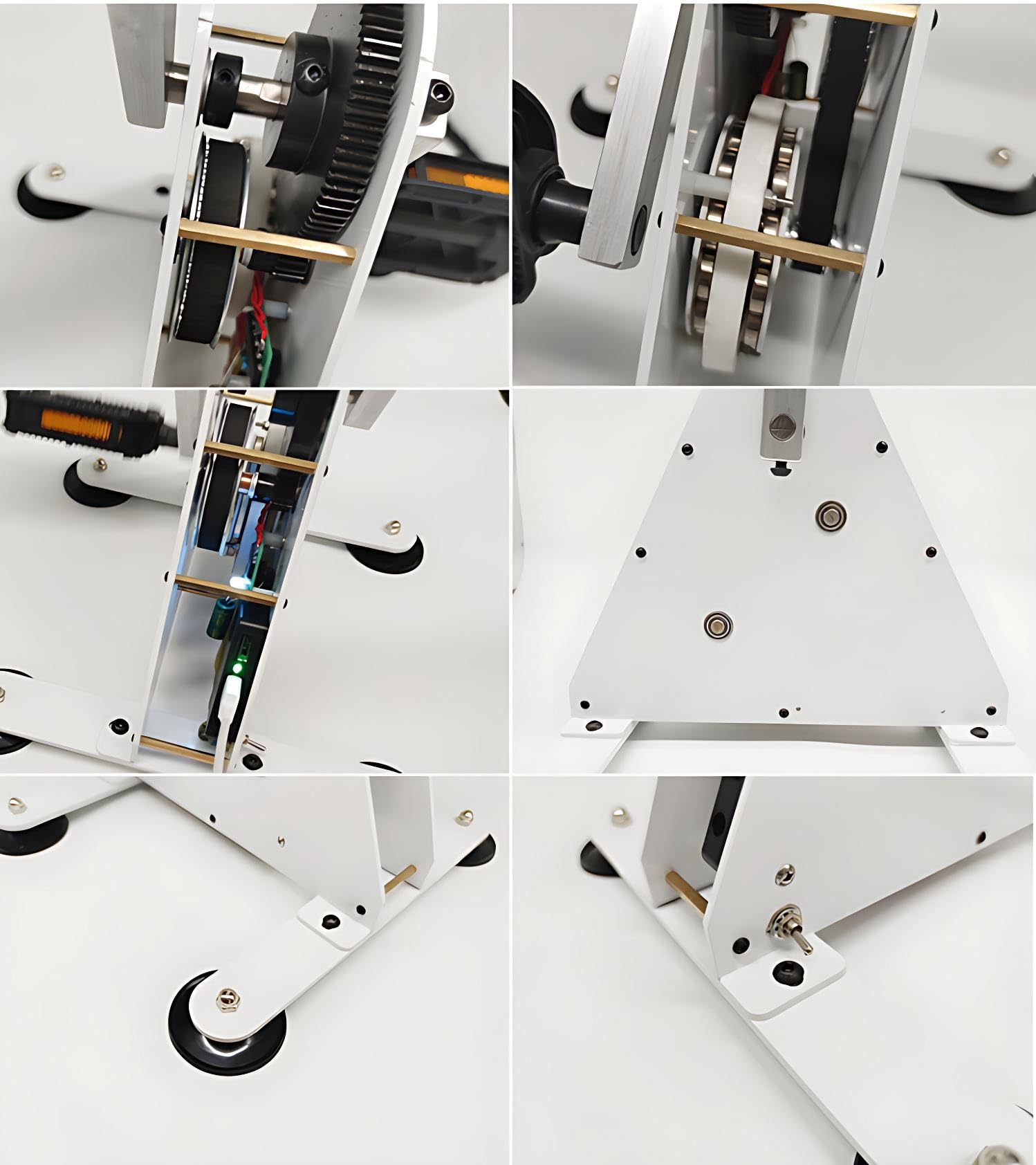 Mumusuki Generatore a Pedale, Generatore Portatile a Manovella in Acciaio Al Carbonio con USB, Alimentatore di Emergenza da 50 W per Campeggio e Vita Fuori Rete