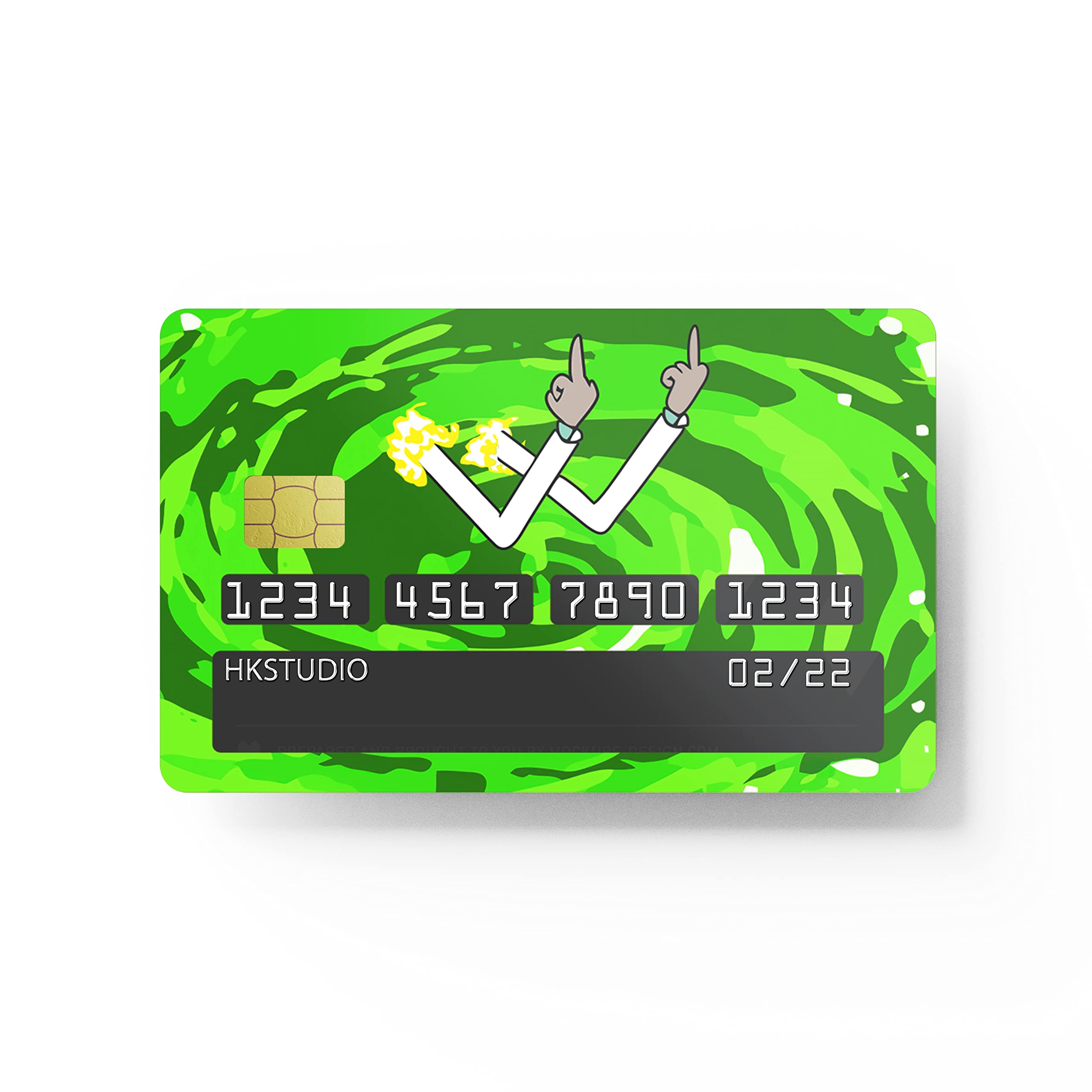 HK Studio Card Sticker Funny Portal - Peel and Stick for Transportation,  Key Card, Debit Card, Credit Card Skin - Covering Personalizing Bank Card -  No Bubble, Slim, Waterproof Card Cover - Amazon.com