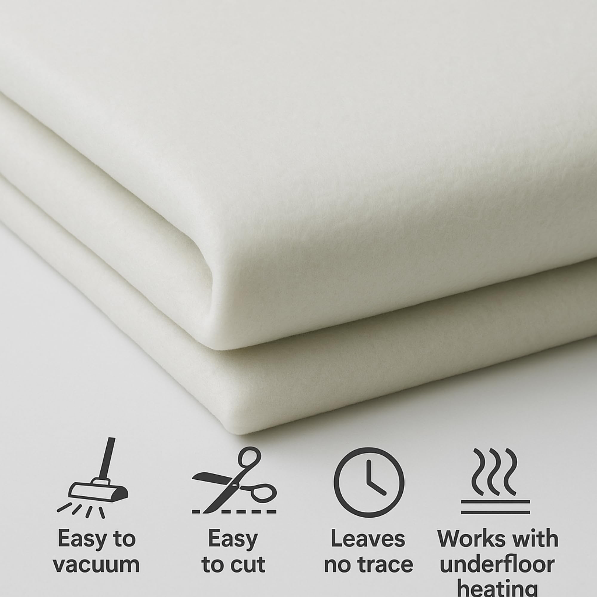 Rugstore-Outlet RUG TO CARPET GRIPPER Anti-Slip Rug Runner ANTI CREEP Underlay (60 x 230 cm), White, 60 x 230 cm (Rectangular) - Image 4