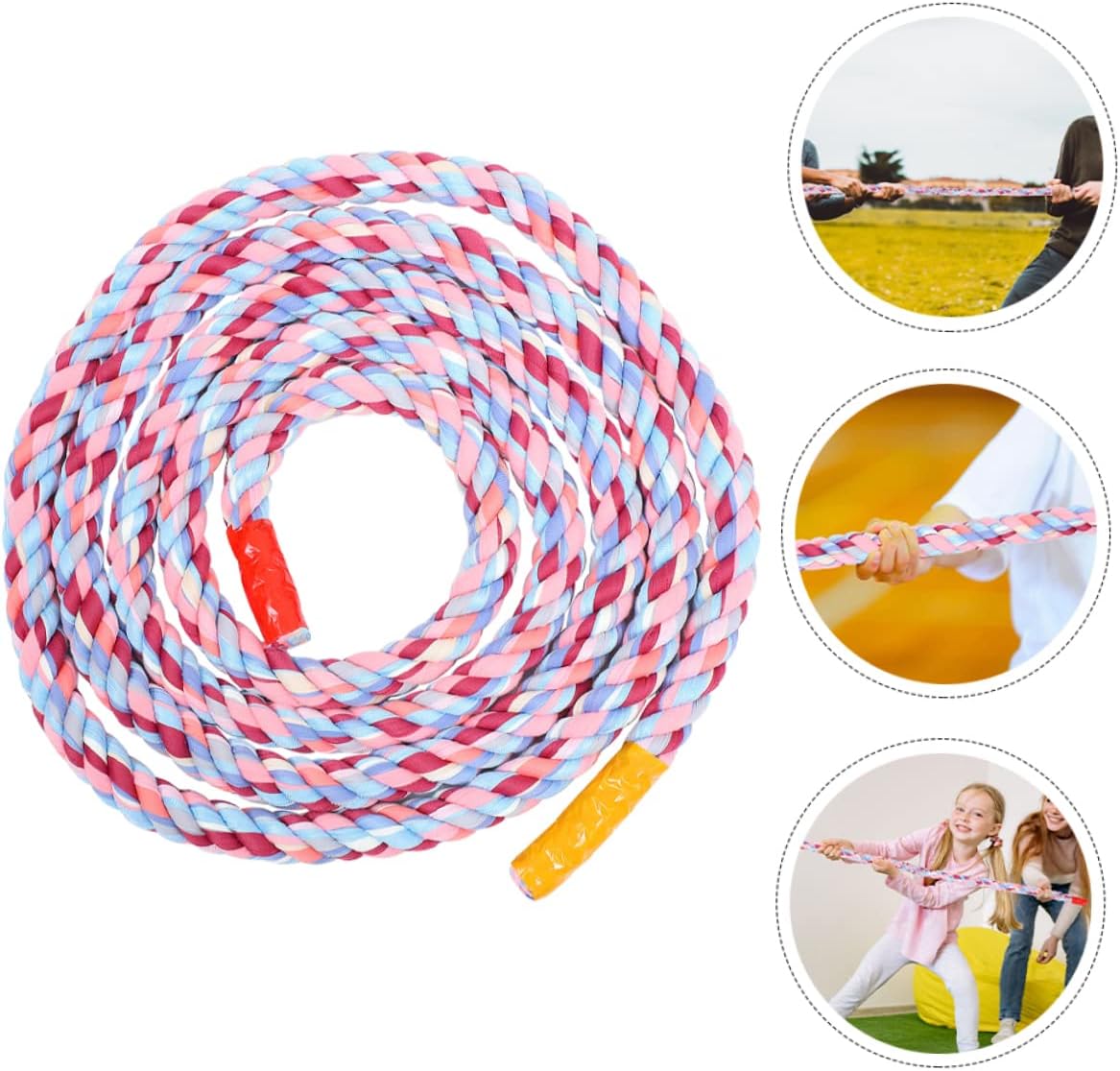 KICHOUSE No Stretch War Rope Thick Ropes for Adults Boys and Girls Random Color