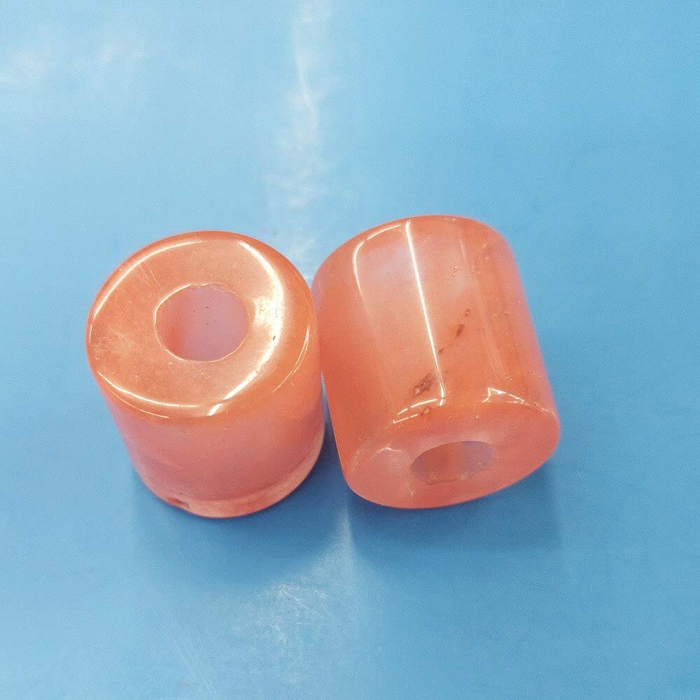 10pc/Bag Natural Stone Pendant 9 x 9mm Cylindrical Pendant Semi-Finished DIY Necklace Pendant Jewelry Accessories Charm - (Color: 8; Item Diameter: 16x16mm) Primary Stones and Minerals ( Color : 3 , S