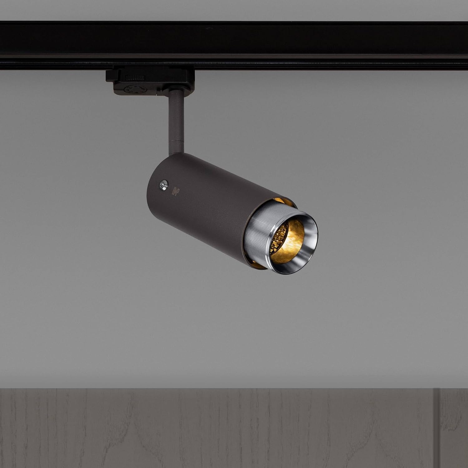 Buster and Punch Exhaust Spotlight Track Linear Graphite in Steel
