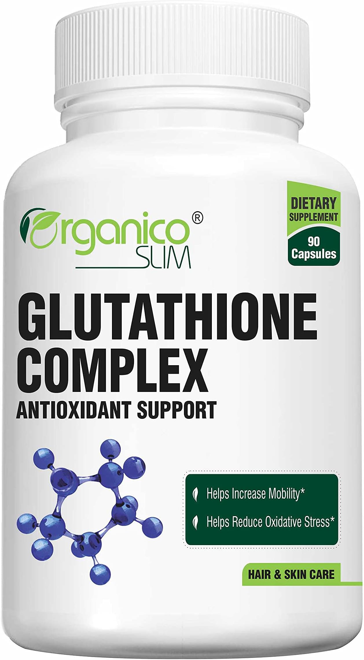 OrganicoSlim Glutathione Complex (1000 mg) - Pack of 30 Tablets
