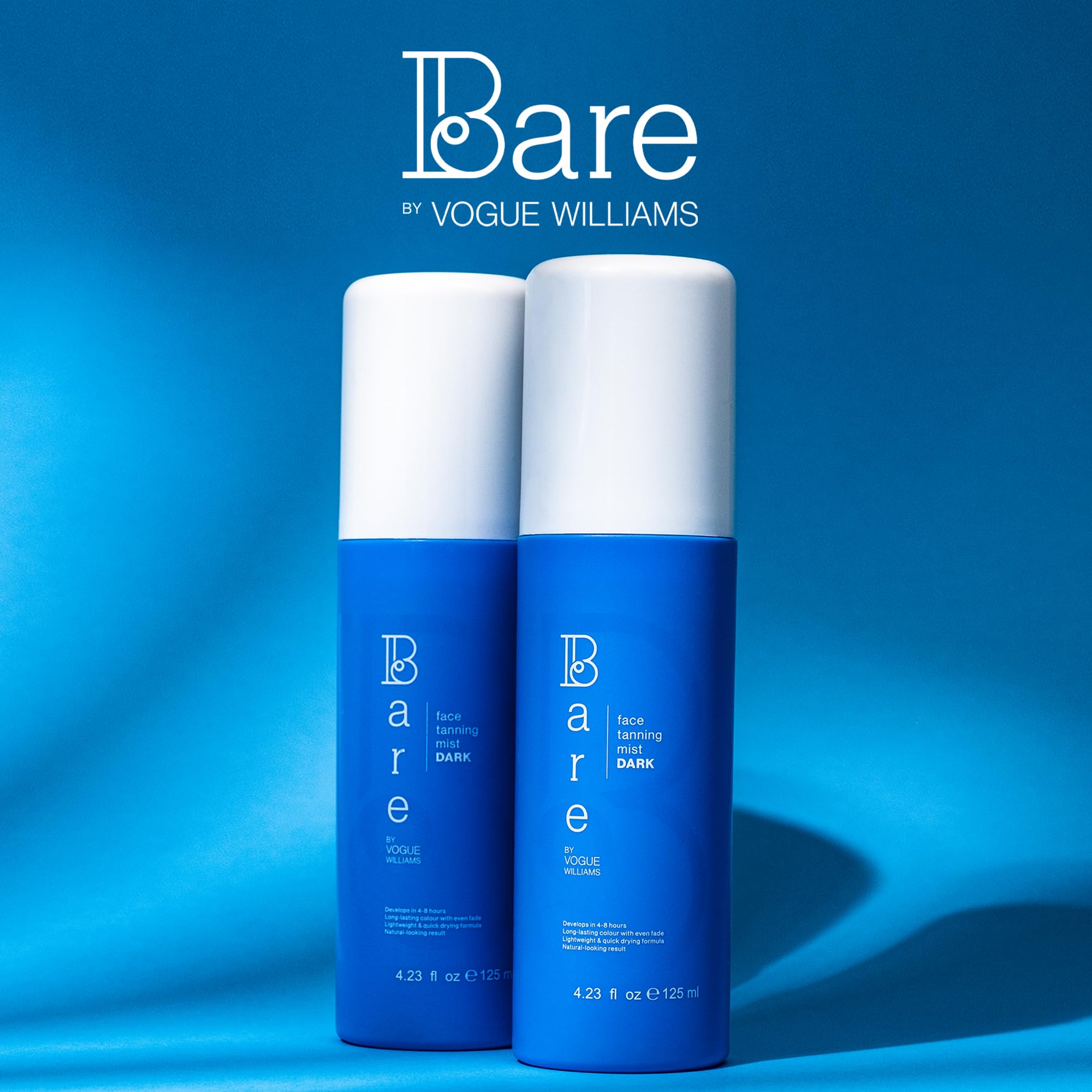 Bare by Vogue Knstliche Brune  Selbstbruner-Spraylsung fr das  Gesicht, dunkel fr einen natrlichen Glanz auf Gesicht und Krper,  einfache ...