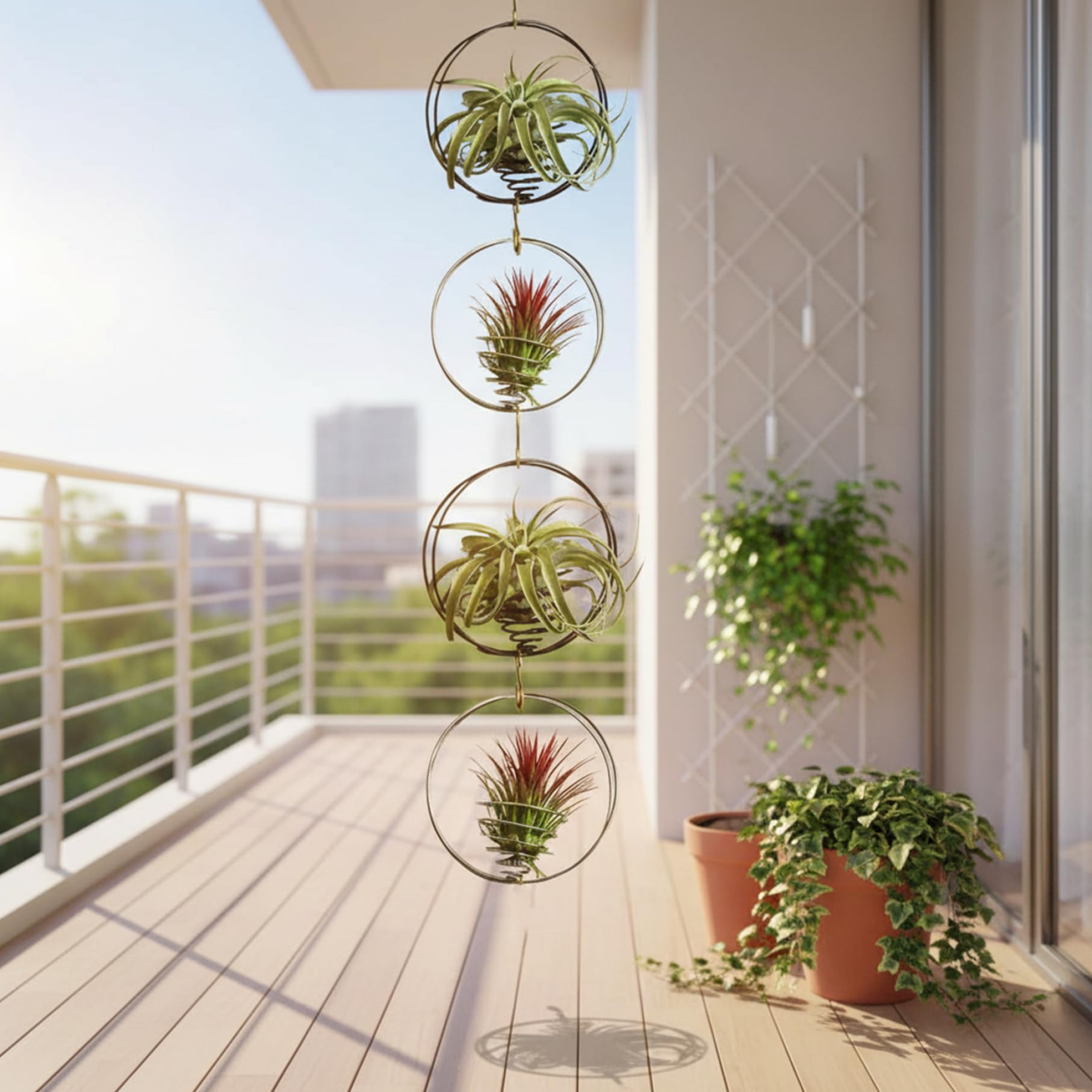 Supports plantes aériennes : finis les pots encombrants au bureau