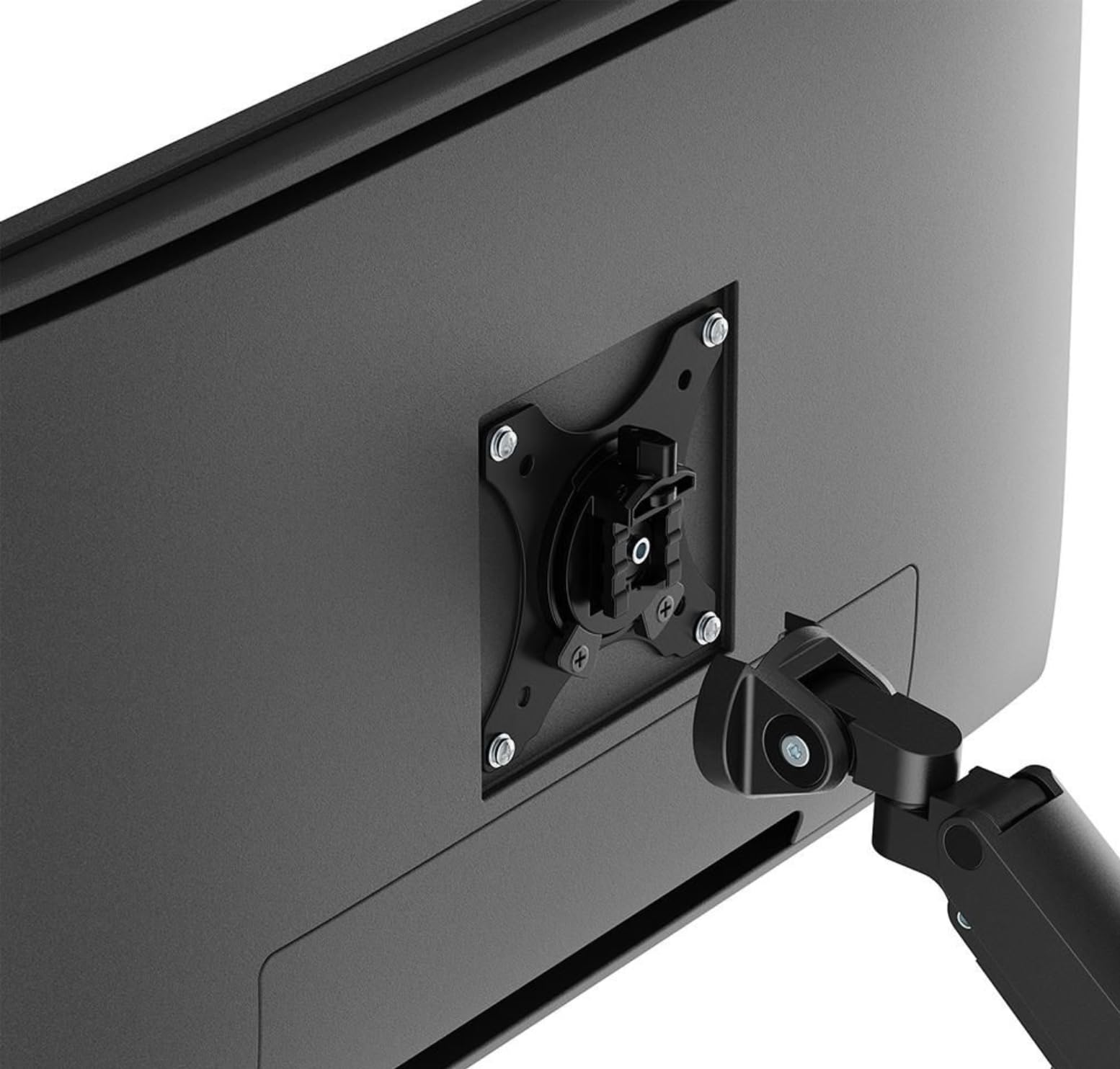 Brazo monitor 17-35" muelle de gas 1-9 kg VESA 75x75/100x100 negro