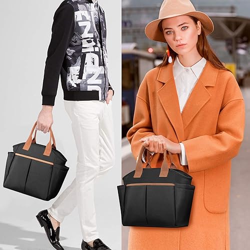 Miniatura 7 de FINPAC Bolsa de almuerzo aislada, bolsa de almuerzo grande para mujeres, hombres y adultos, a prueba de fugas, reutilizable, lonchera instantánea,