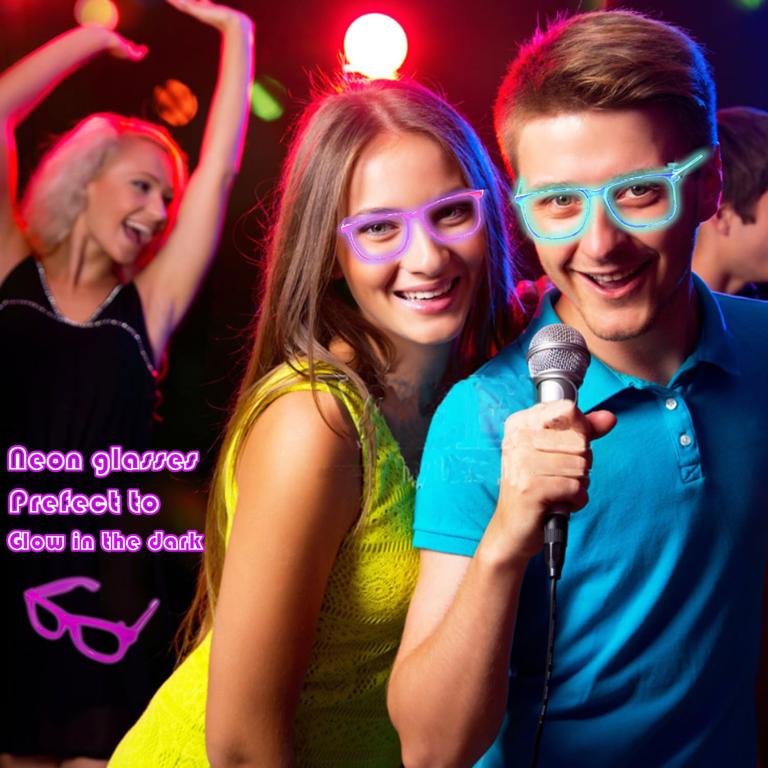 Neon-Brille