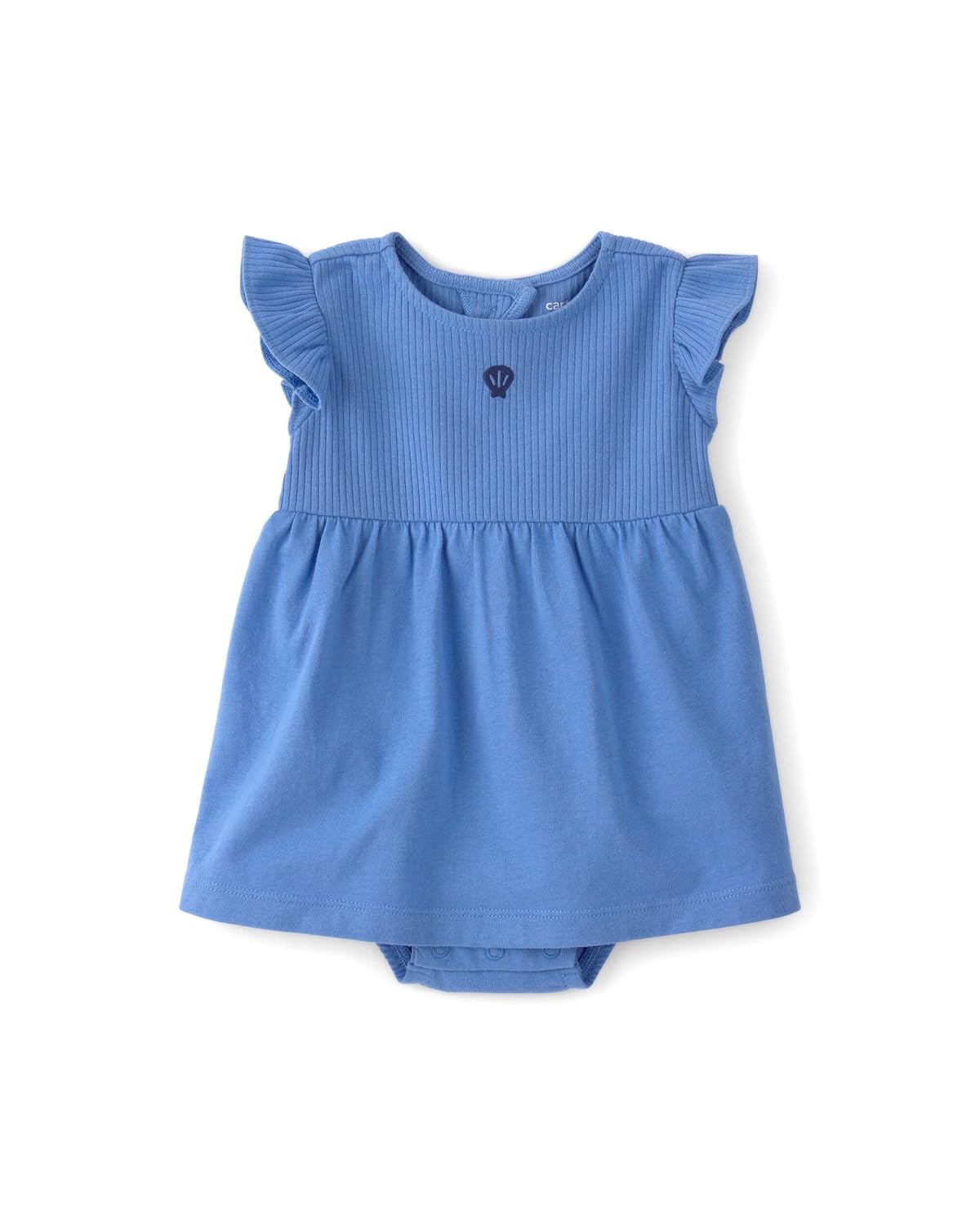 Carter's Seashell Short-Sleeve Bodysuit Dress for Baby Girls | Soft Cotton Round Neck | Flutter Sleeves | Button Closure - Review, Price and Buying Guide