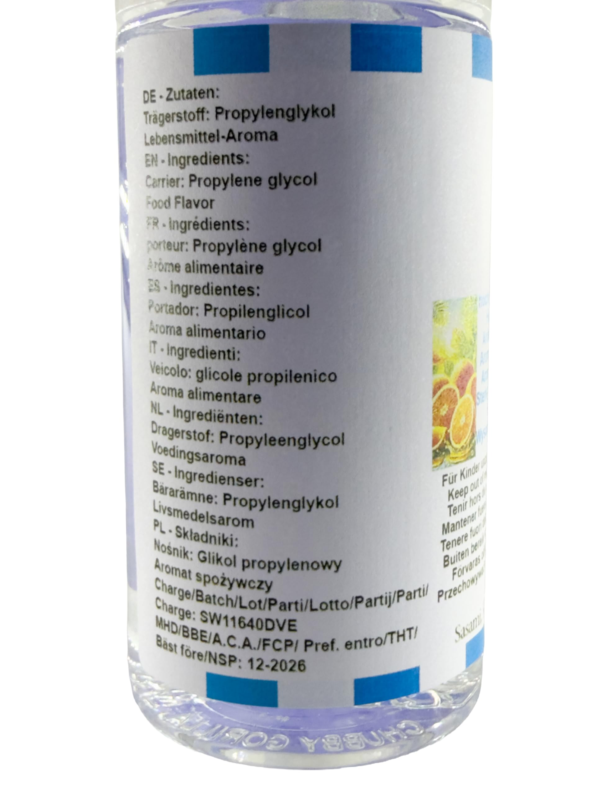 Arancia aroma concentrato - vegano - Sasami - 100ml