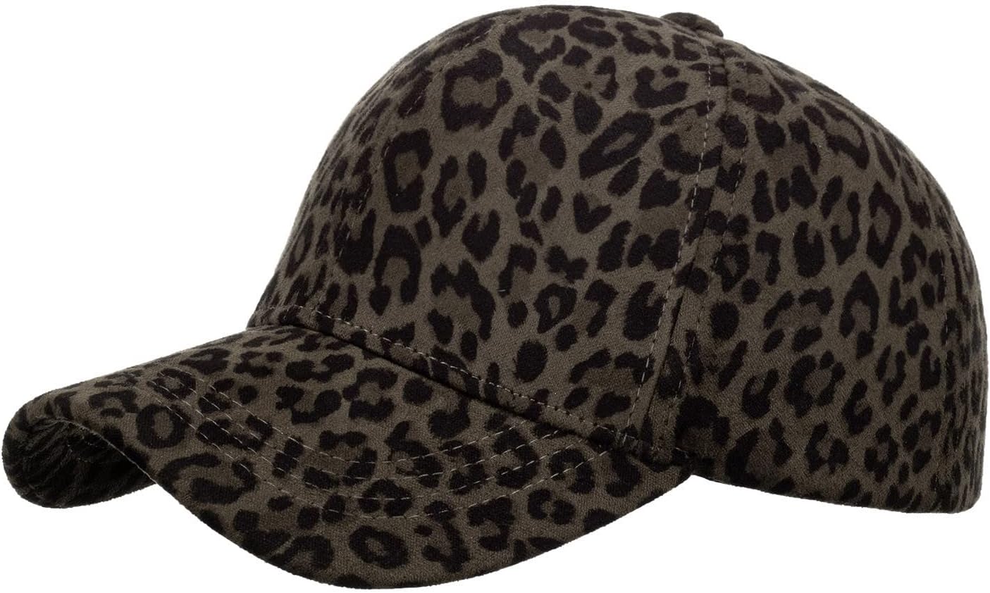 Leoparden-Baseballcap - Atmungsaktive Baumwollkappe Für Damen