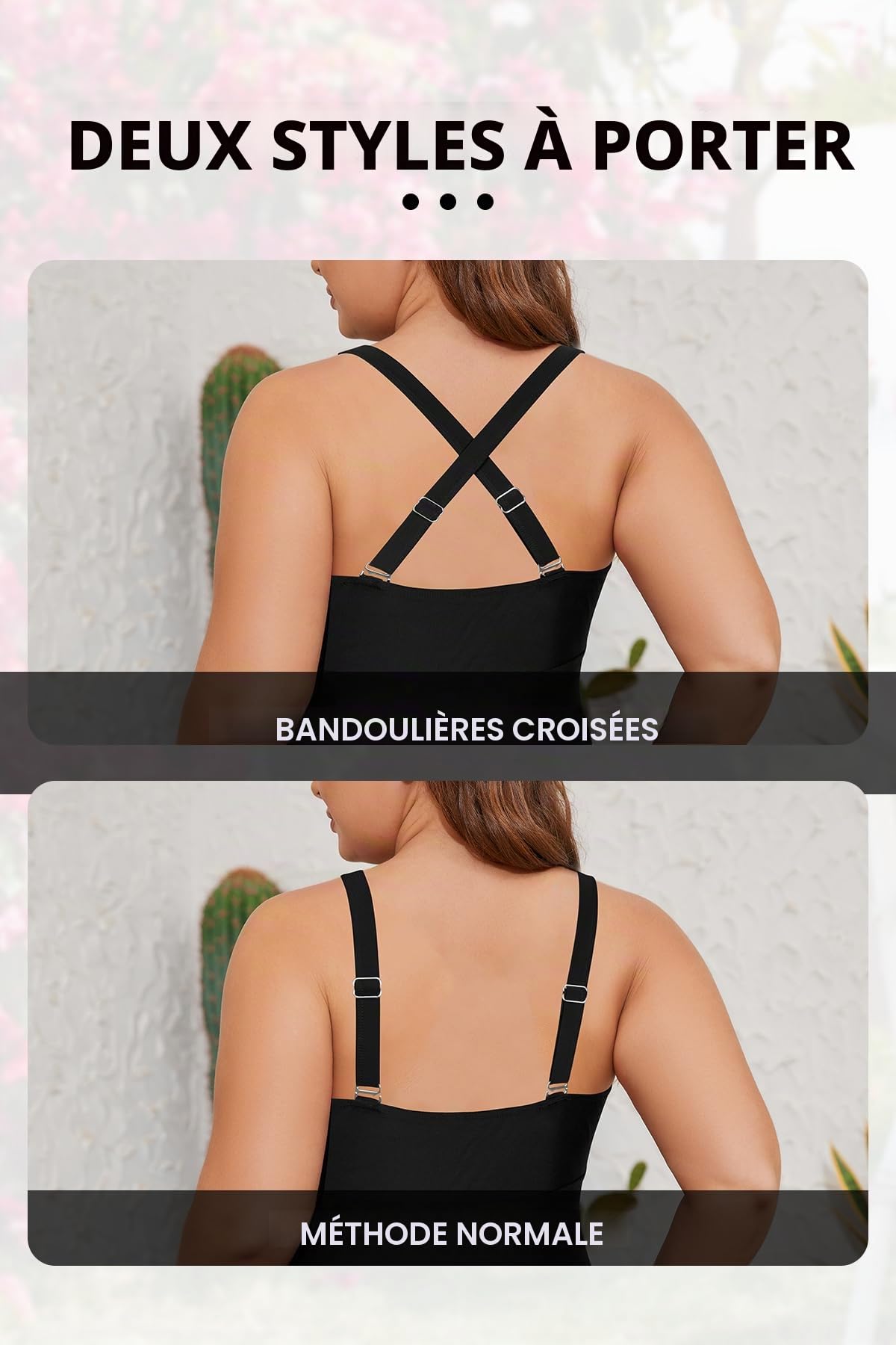 SHEKINI Maillot de Bain Femme 1 Pieces Grande Taille Costume de Bain Athlétique et Modeste Swimsuit Ventre Plat Amincissant Swimwear Piscine de Plage Bikini