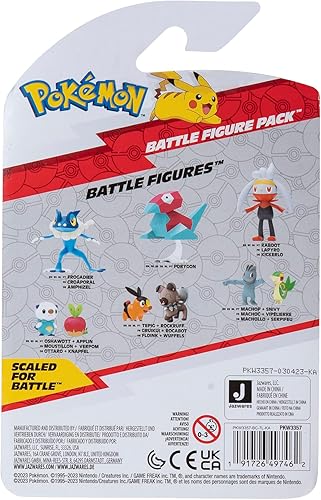 Miniatura 5 de Pokémon PKW3357Battle Figure Set - Kwaks Pikachu - Official Battle Figure Set Figure Set