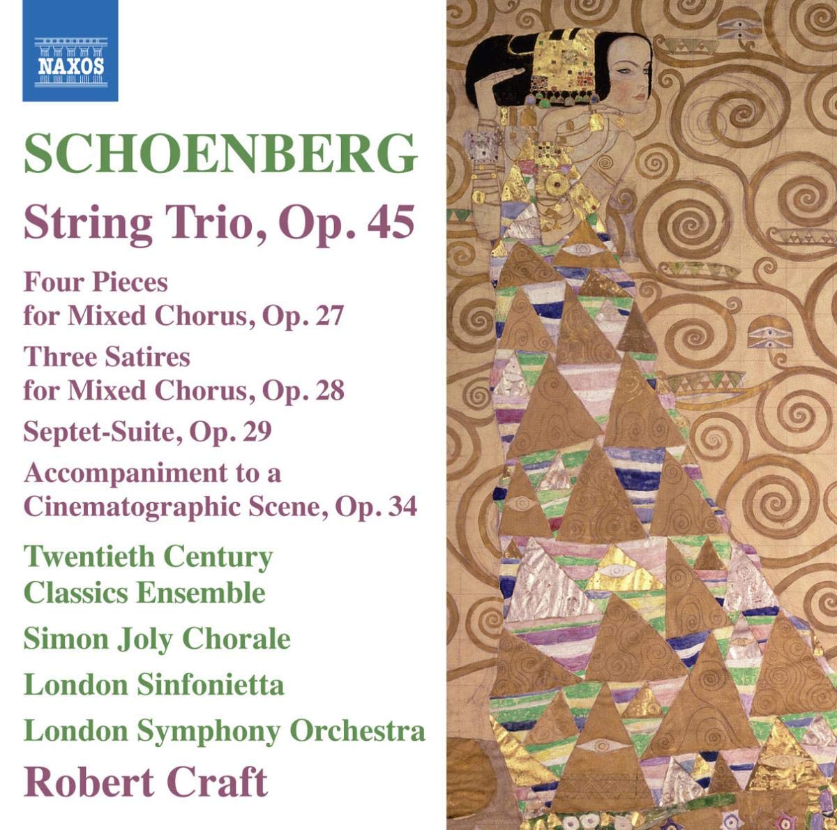Schoenberg: String Trio op. 45, Four Pieces for Mixed Chorus