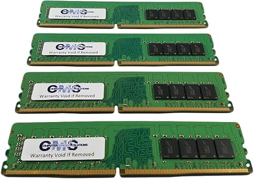 Miniatura 2 de CMS 64 GB (4 x 16 GB) DDR4 19200 2400 MHZ No ECC DIMM RAM Actualización Compatible con MSI Z270 XPOWER Gaming Titanium - C120
