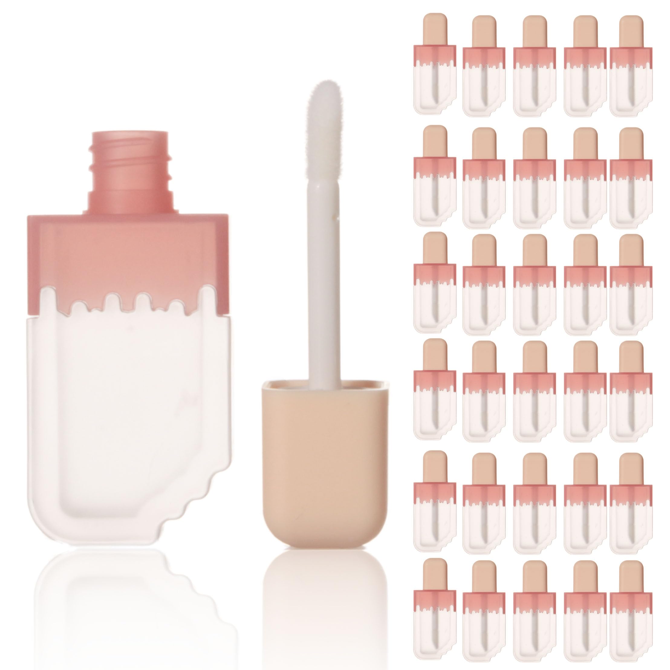 Amazon｜COSIDEA 30個 空 5ml アイスクリーム型 リップグロスチューブ