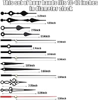 Hicarer Óraszerkezet Készlet - Nagy Nyomatékú Kvarc Óramű 5 Pár Mutatóval, 32mm Hosszú Hullámú Mechanizmus, Óraalkatrész Csere és DIY Javítá 3