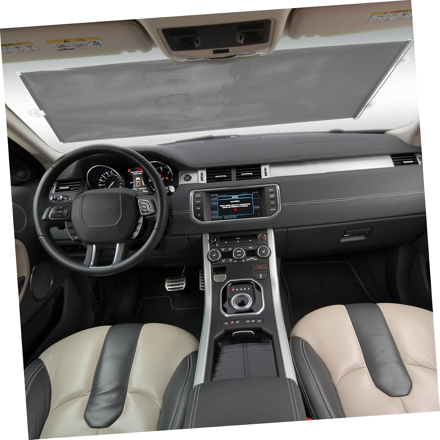 Uonlytech Automatic Retractable Car Sunshade Blackout Curtains for Car Windows Windshield Sun Blocker Heat Insulation Uv Protection