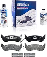 Vista 23 de Detroit Axle - Kit de freno trasero para Ford Fusion Lincoln MKZ Zephyr Mazda 6 Mercury Milan, repuesto de pastillas de freno de cerámica