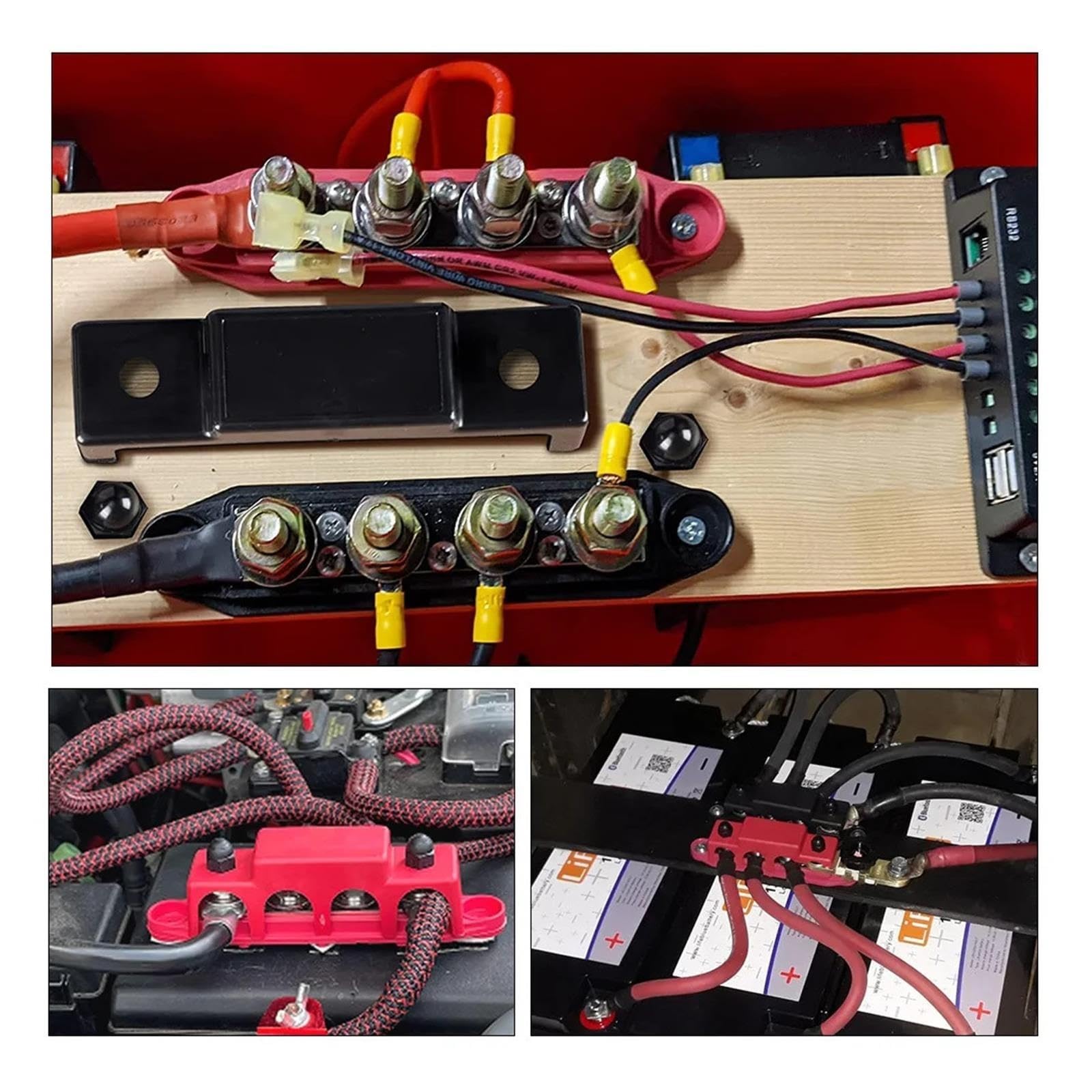 Blocco di distribuzione 'alimentazione della batteria con barra