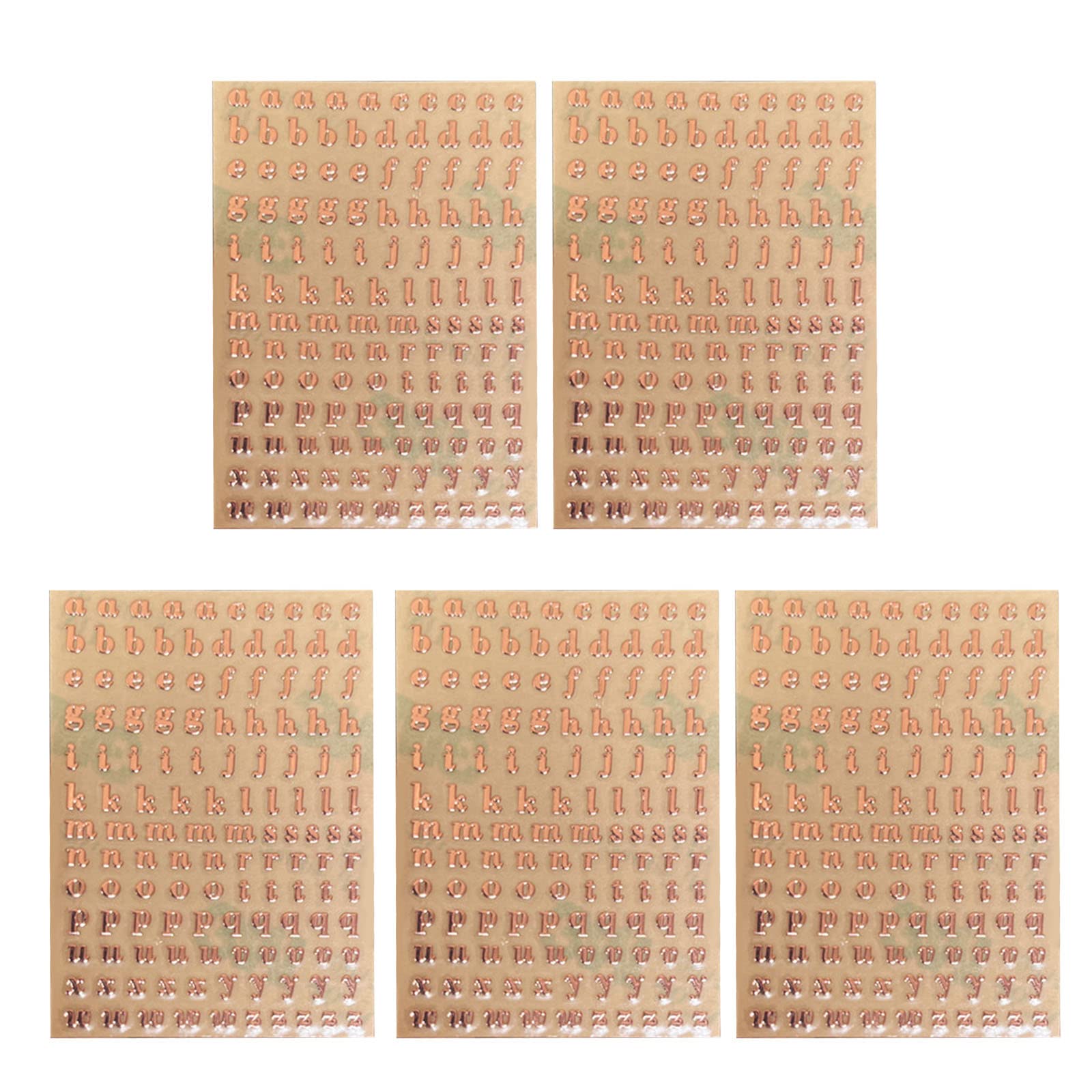 Number Stickers Letters Stickers Glitter Alloy Adhesive Letter for Epoxy Resin Casting Decor Number Letter for Mailbox