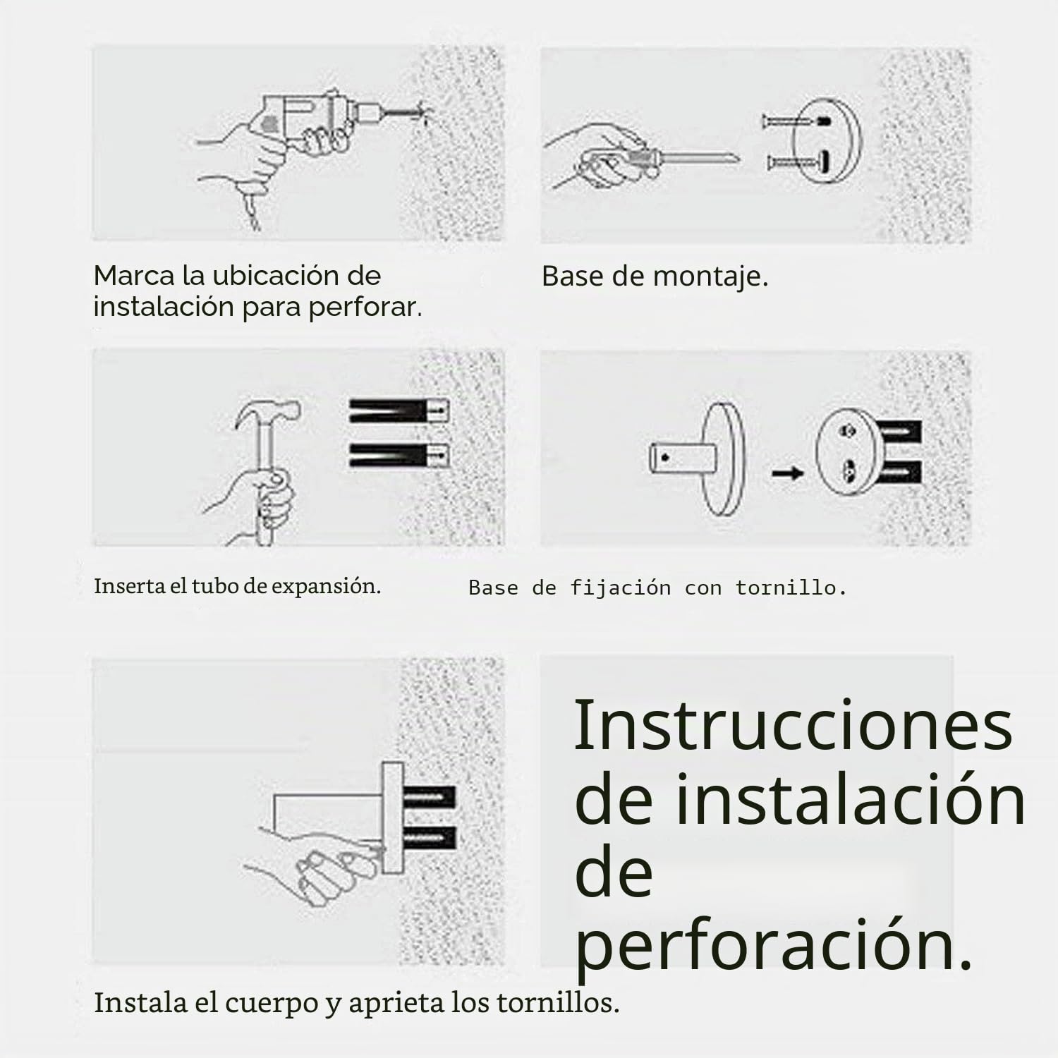 Eridanus Espejo de Maquillaje de Aumento de Pared, Espejo Cosmético 1X y 3X Ampliación de Doble Cara Giratoria de 360° para Baño Espejo Tocador Extensible, Negro