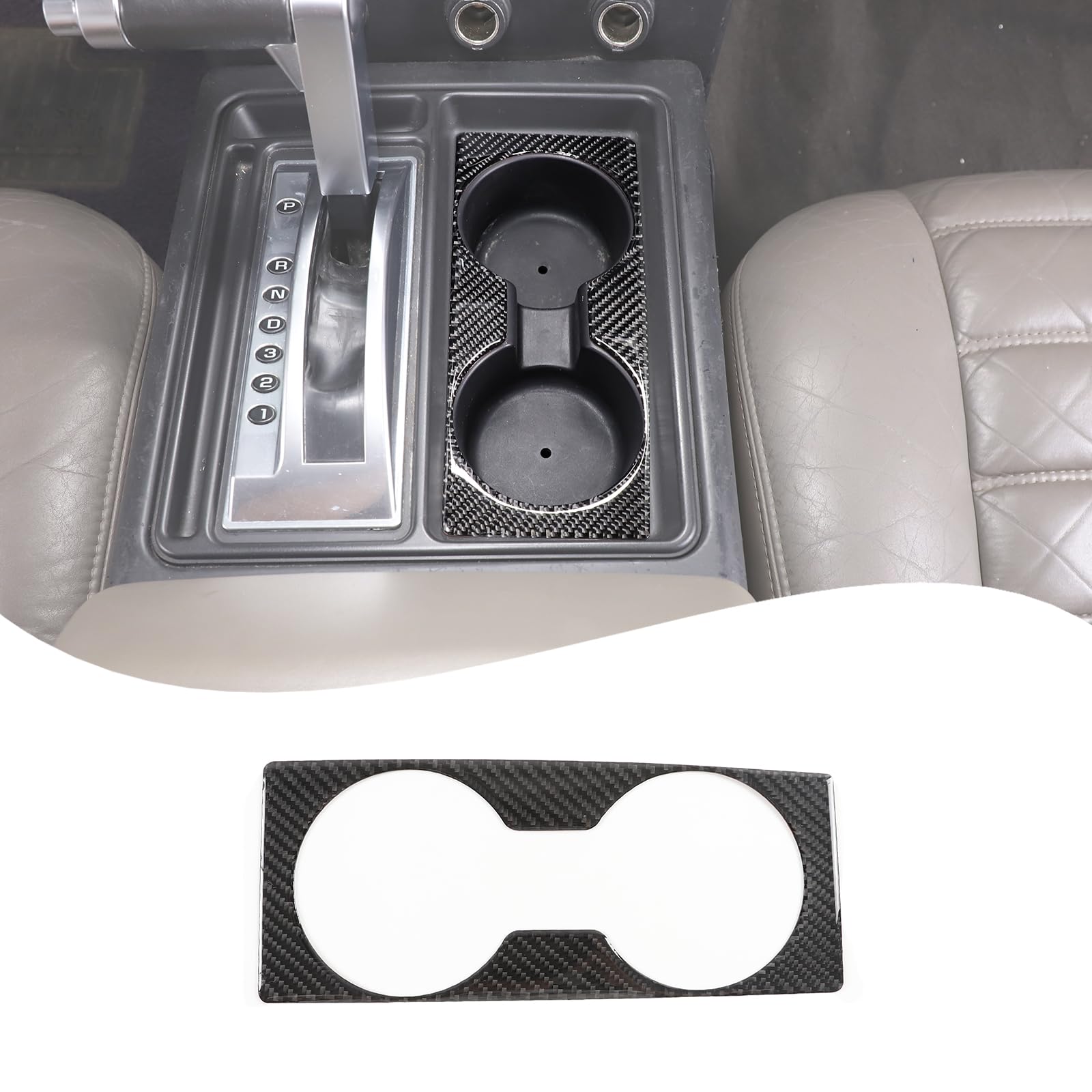 HUMMER H2 ビレット、カップホルダー と センターコンソールトリム Amazon | Lcojicep カーフロントシート セントラルカップホルダー